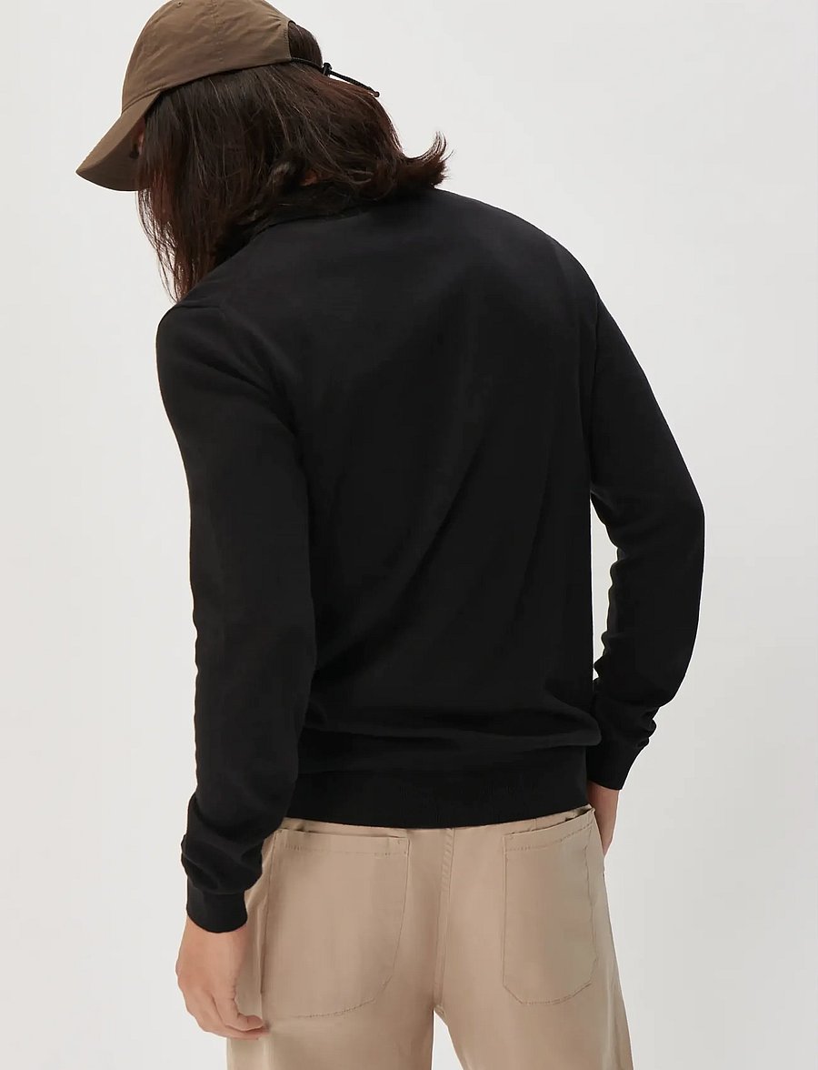 Matinique - MAklint OC - pikkade varrukatega kootud polod - black - 4