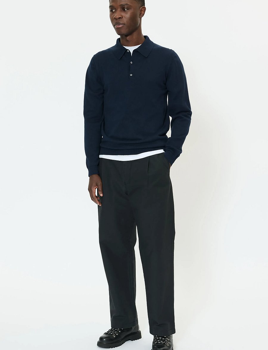 Matinique - MAklint OC - pikkade varrukatega kootud polod - dark navy - 3