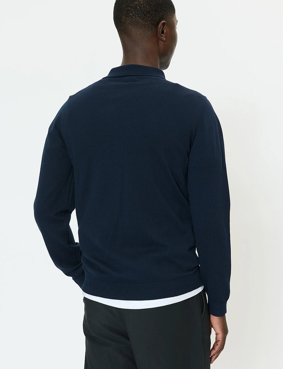 Matinique - MAklint OC - pikkade varrukatega kootud polod - dark navy - 4