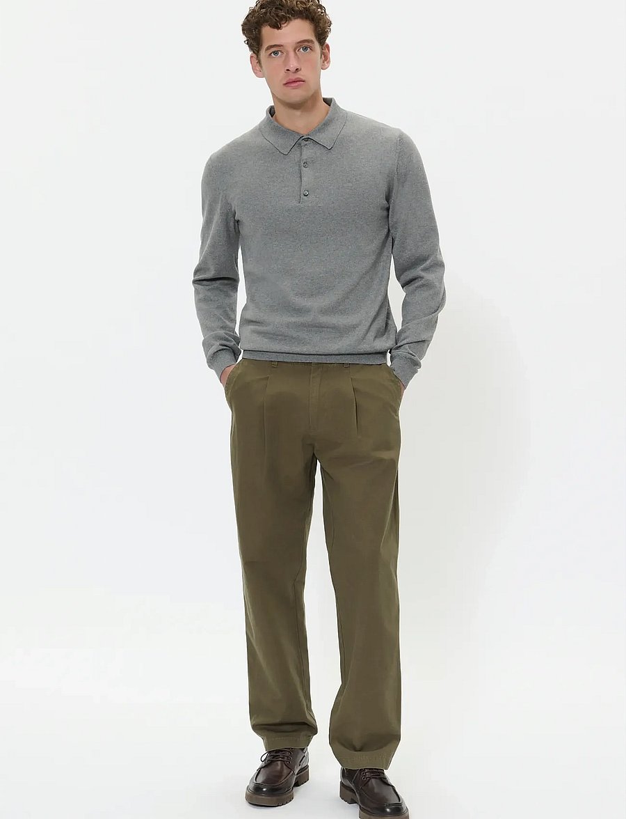 Matinique - MAklint OC - pikkade varrukatega kootud polod - medium grey melange - 3
