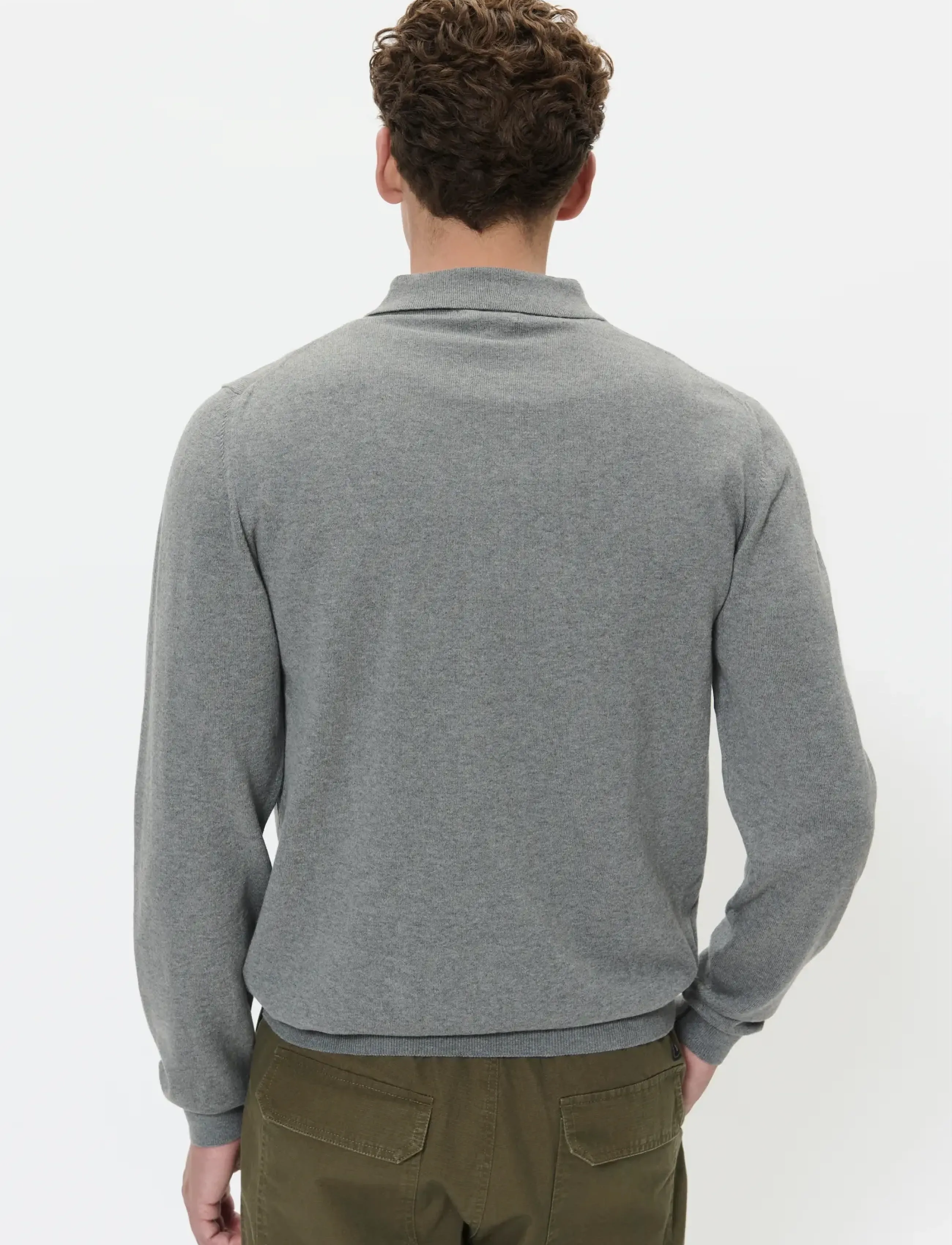 Matinique - MAklint OC - stickade pikéer - medium grey melange - 4