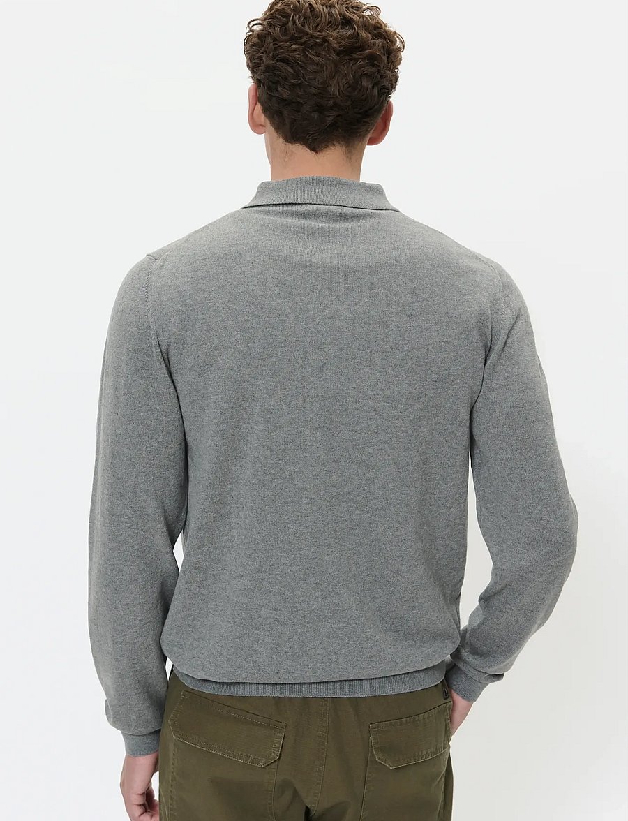Matinique - MAklint OC - pikkade varrukatega kootud polod - medium grey melange - 4