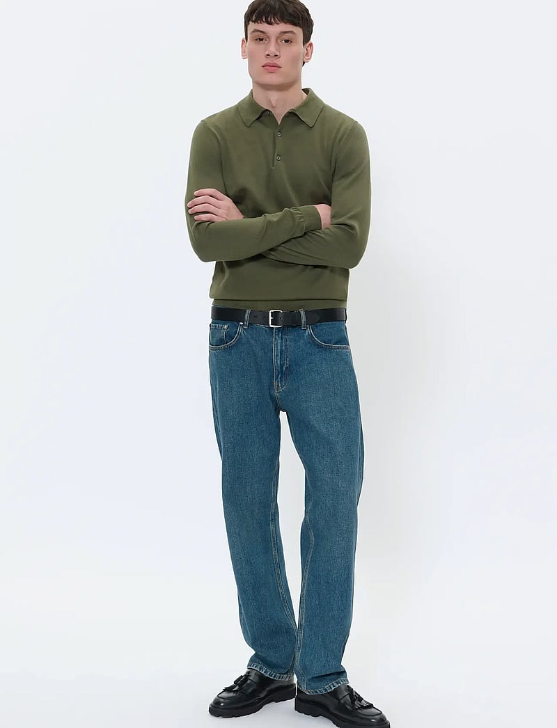 Matinique - MAklint OC - stickade pikéer - olive night - 3