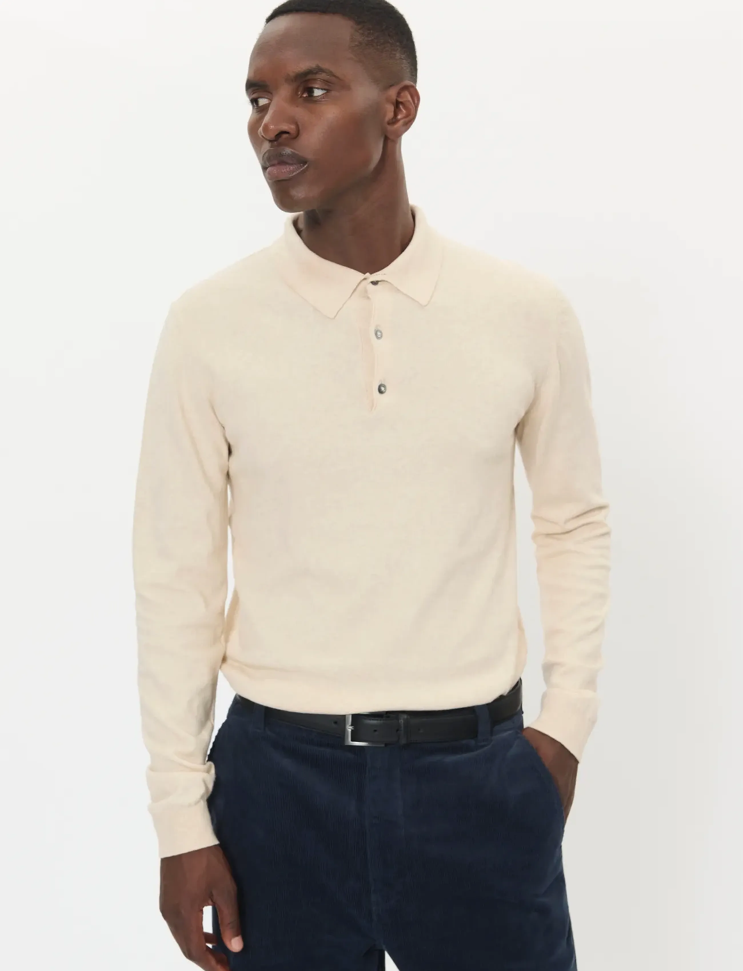 Matinique MAklint OC - Strickmode - OYSTER GRAY MELANGE / cream