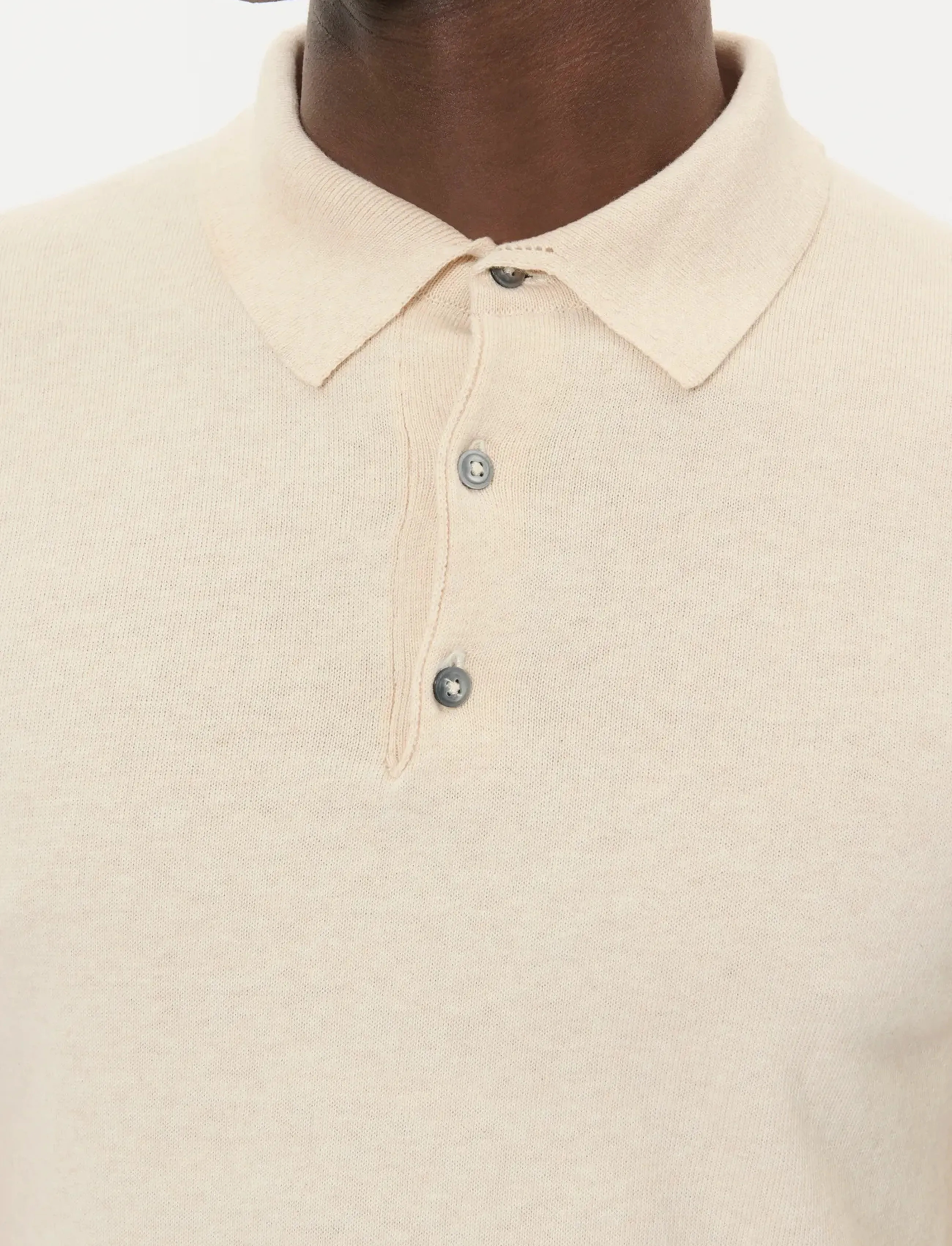 Matinique - MAklint OC - pikkade varrukatega kootud polosärgid - oyster gray melange - 4