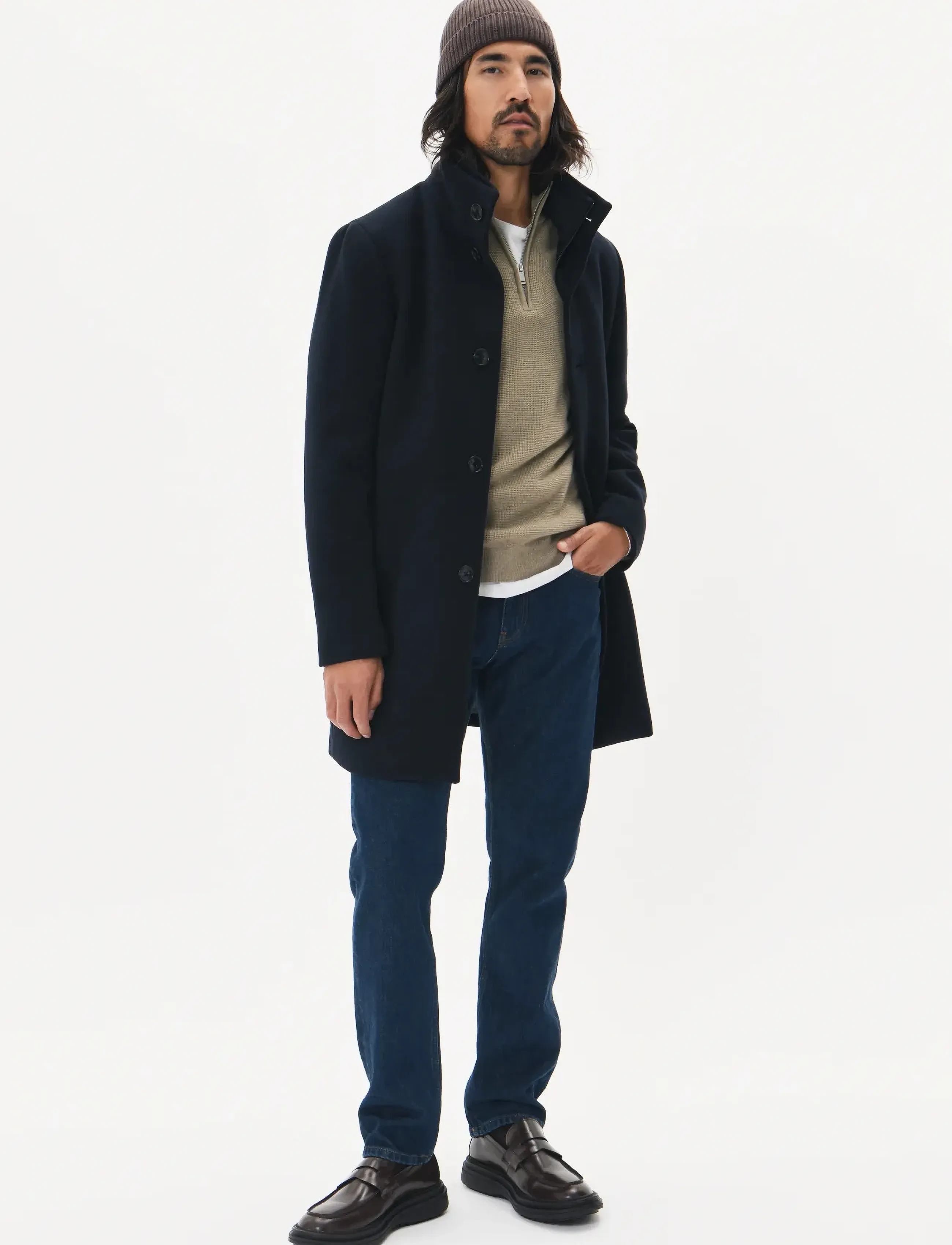 Matinique - MARobert - villased mantlid - dark navy - 3