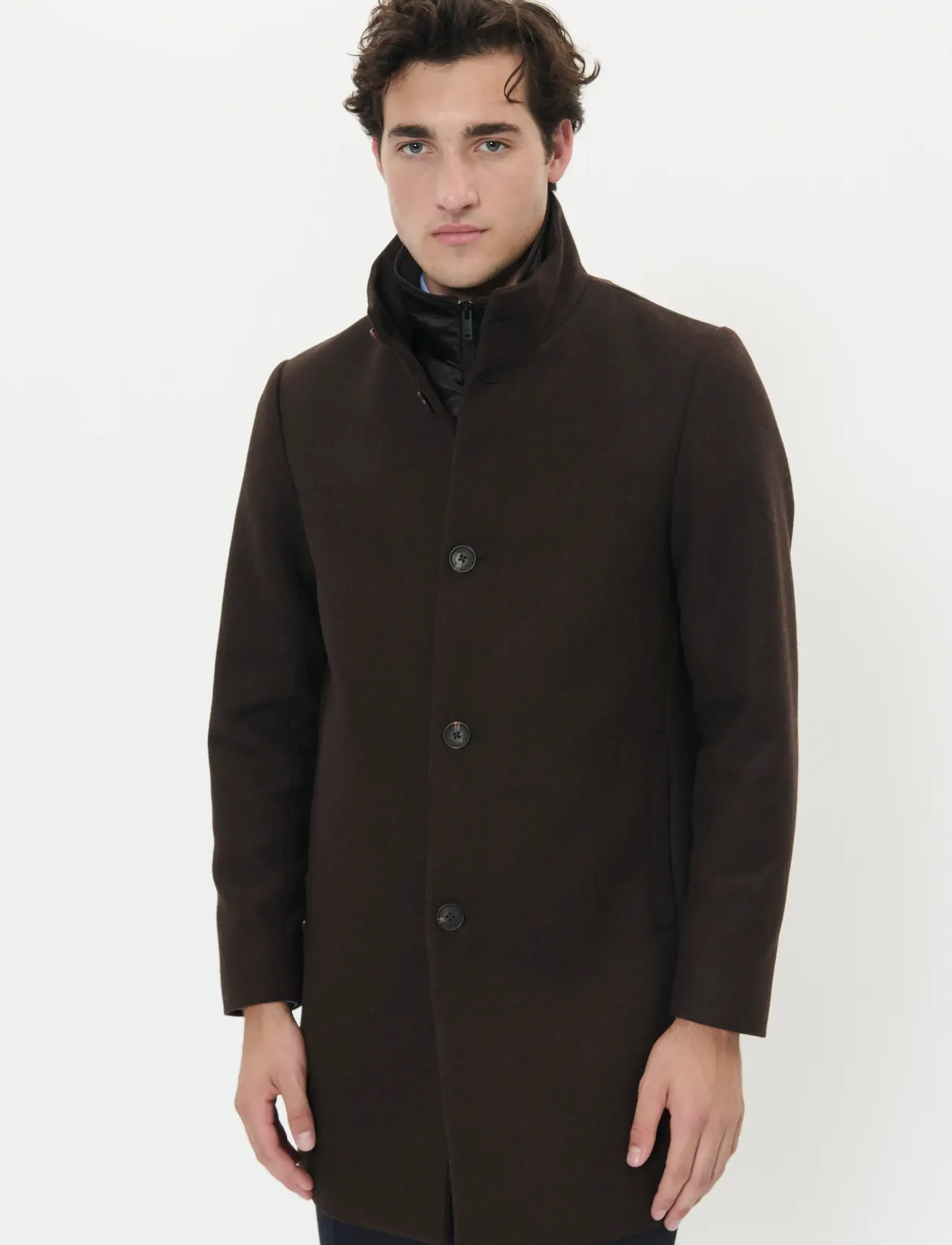 Matinique Marobert, XL, Brown, Frakker > Uldfrakker, Herre