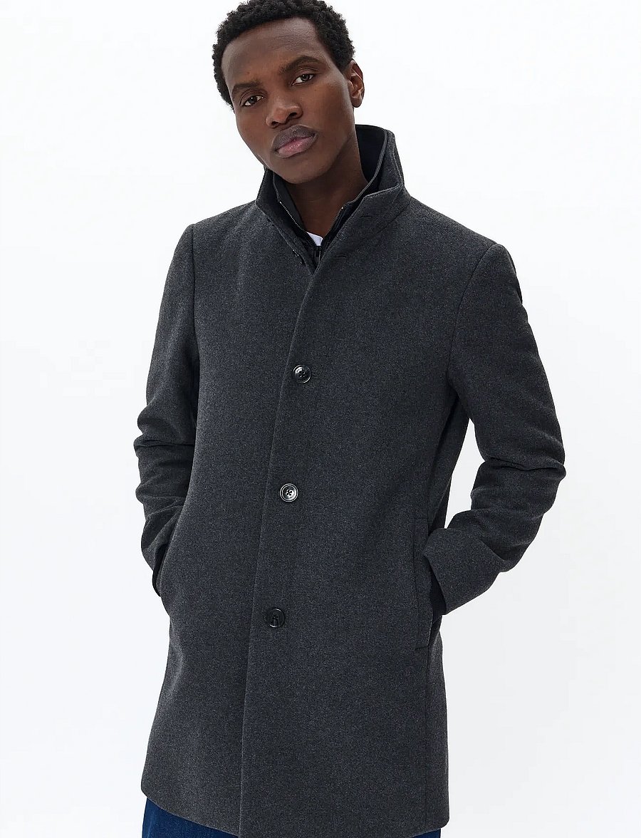 Matinique - MARobert - wollmäntel - medium grey melange - 5