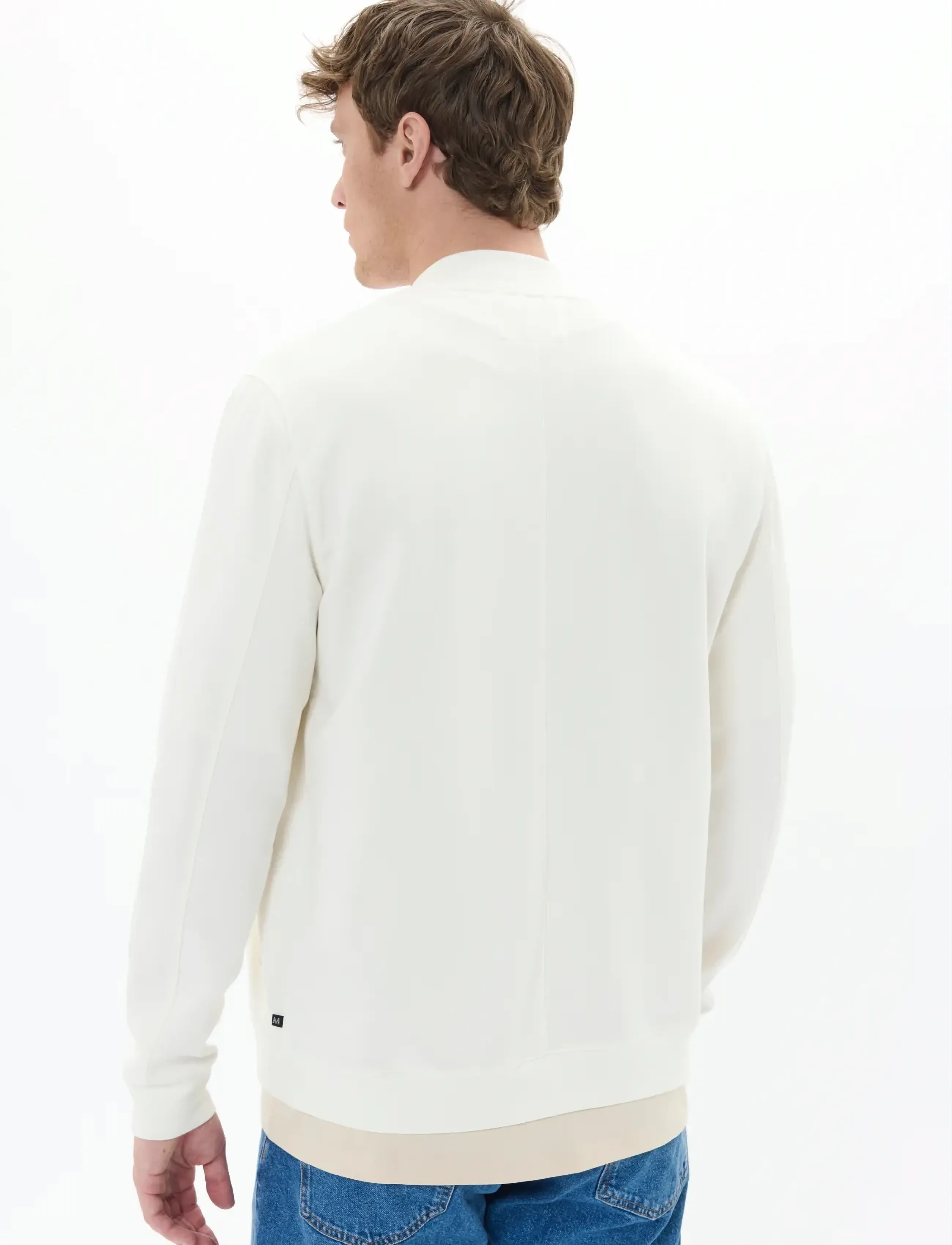 Matinique - MAcallum Zipper - pullover mit durchgehendem reißverschluss - off white - 4