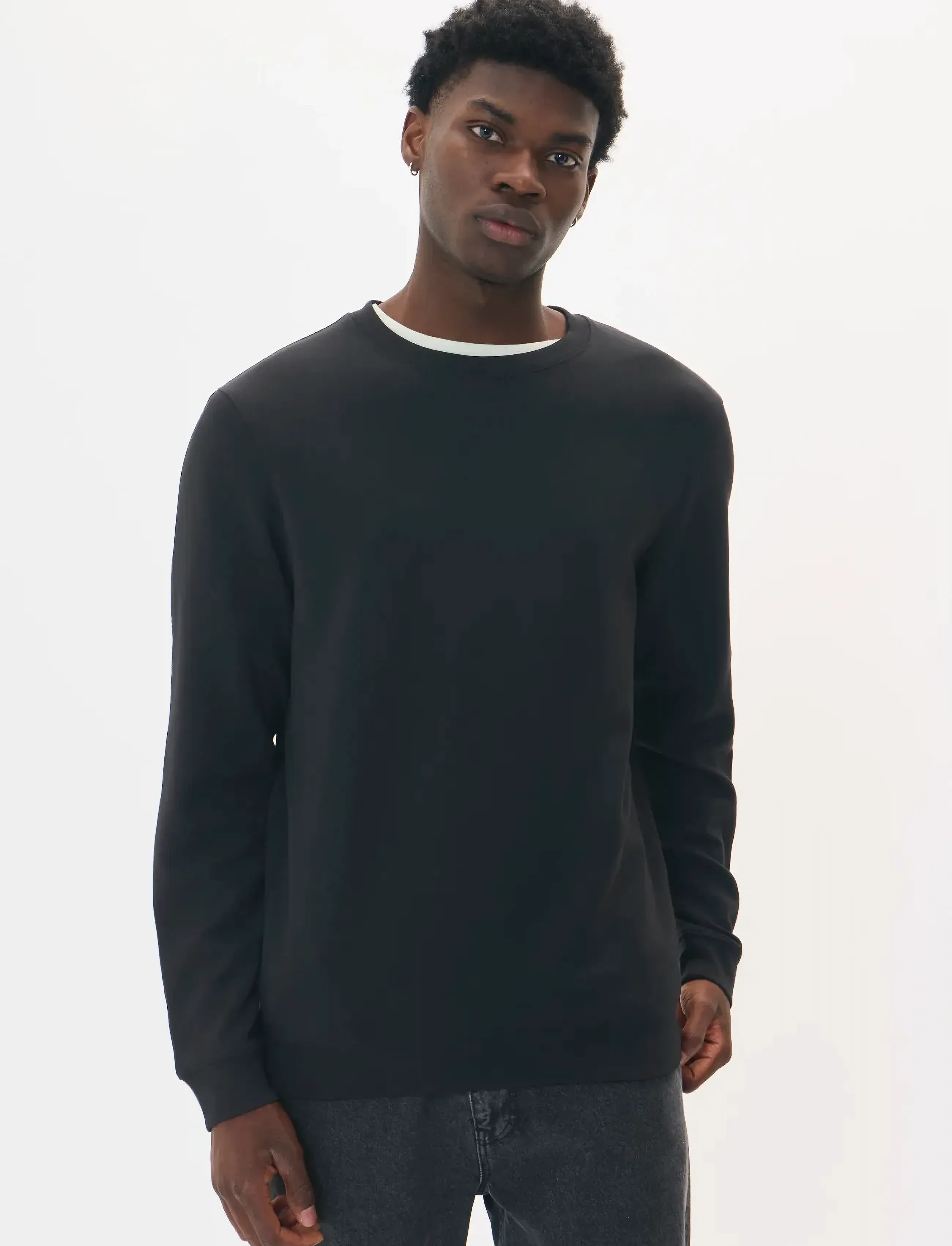 Matinique MAharry Crew - Sweatshirts - BLACK / black