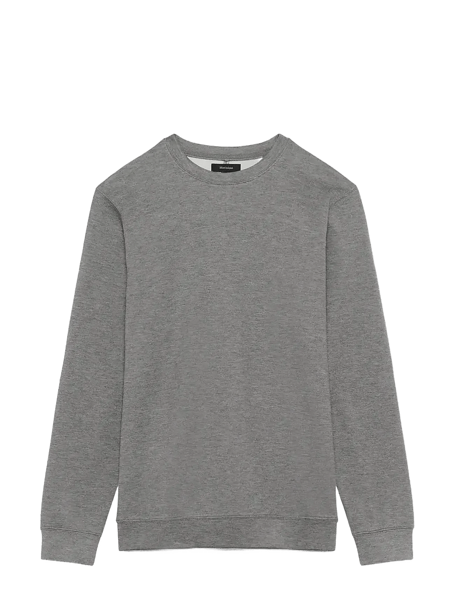 Matinique - MAharry Crew - dressipluusid - medium grey melange - 1