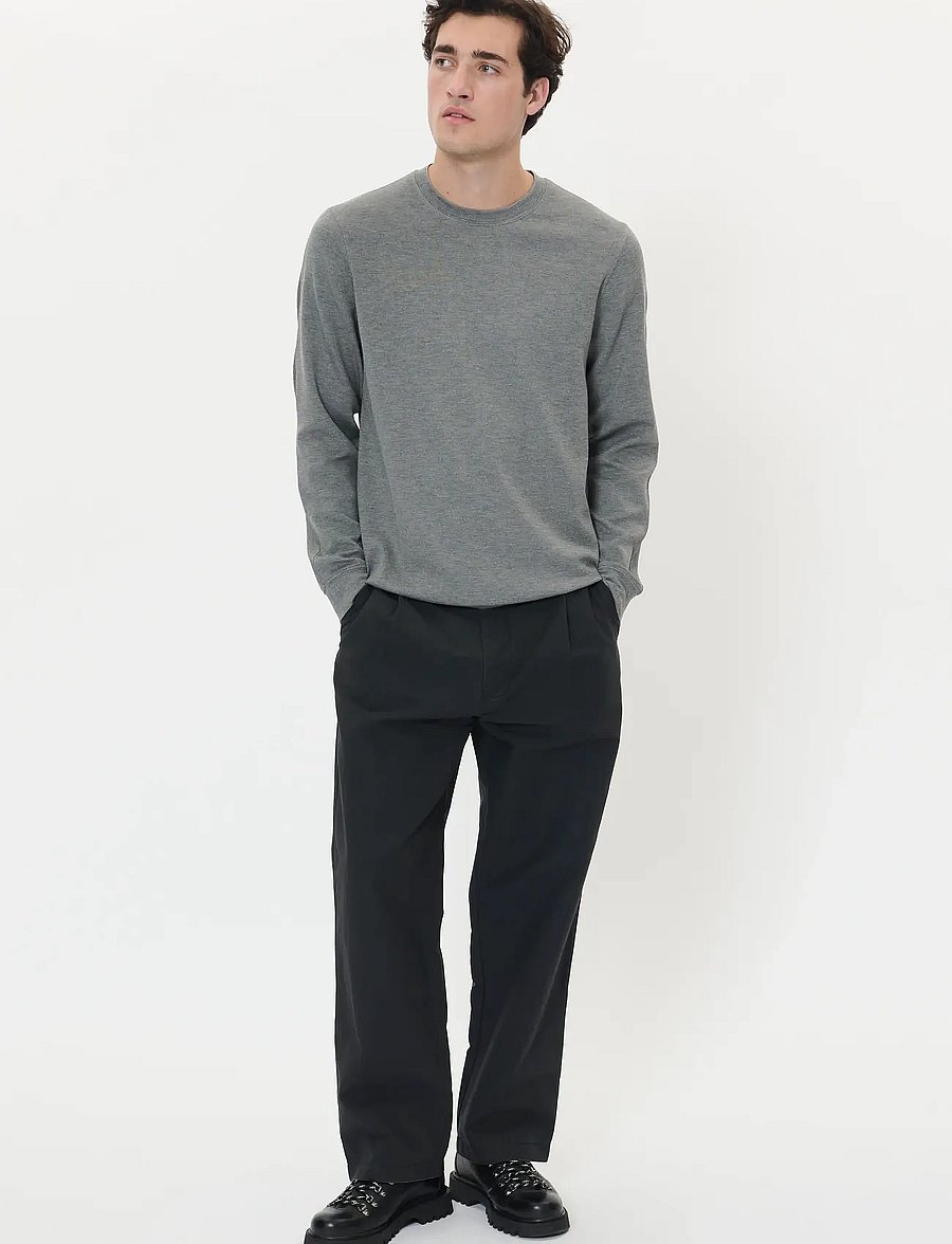 Matinique - MAharry Crew - dressipluusid - medium grey melange - 2