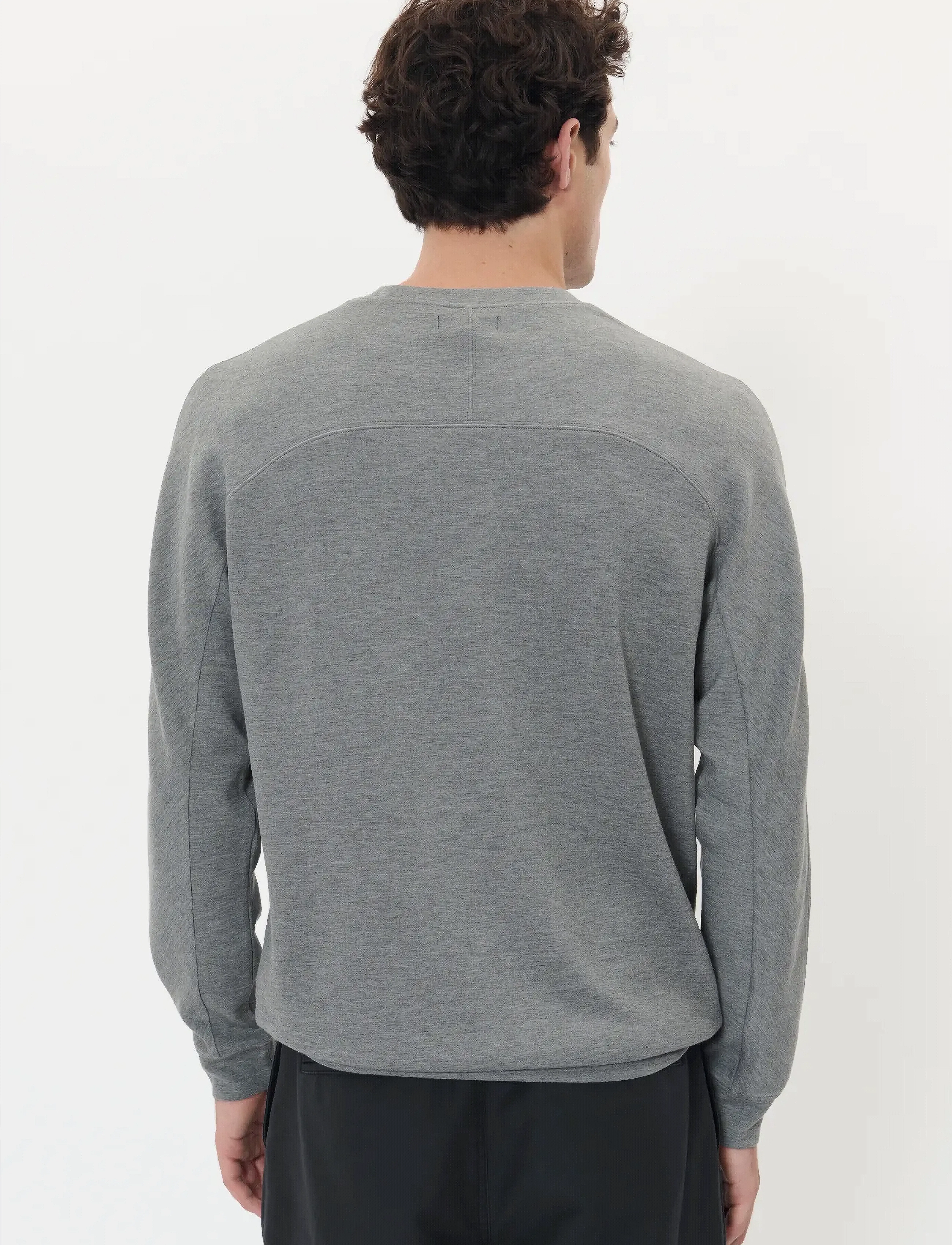 Matinique - MAharry Crew - sweatshirts - medium grey melange - 3