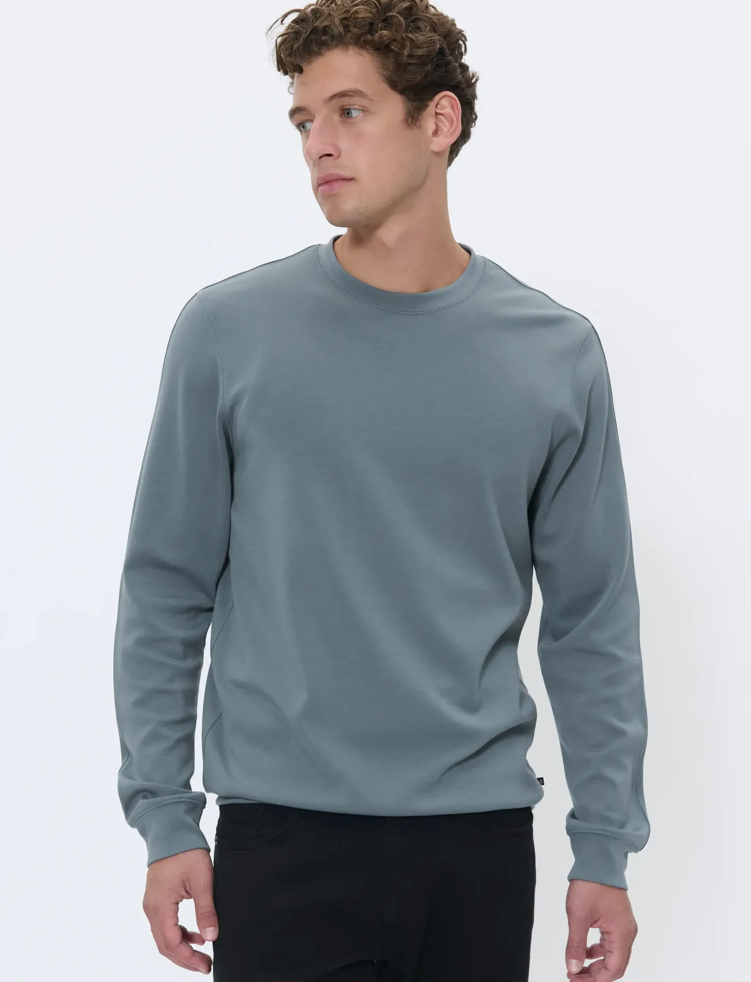 Matinique MAharry Crew - Sweatshirts - STORMY WEATHER / blue