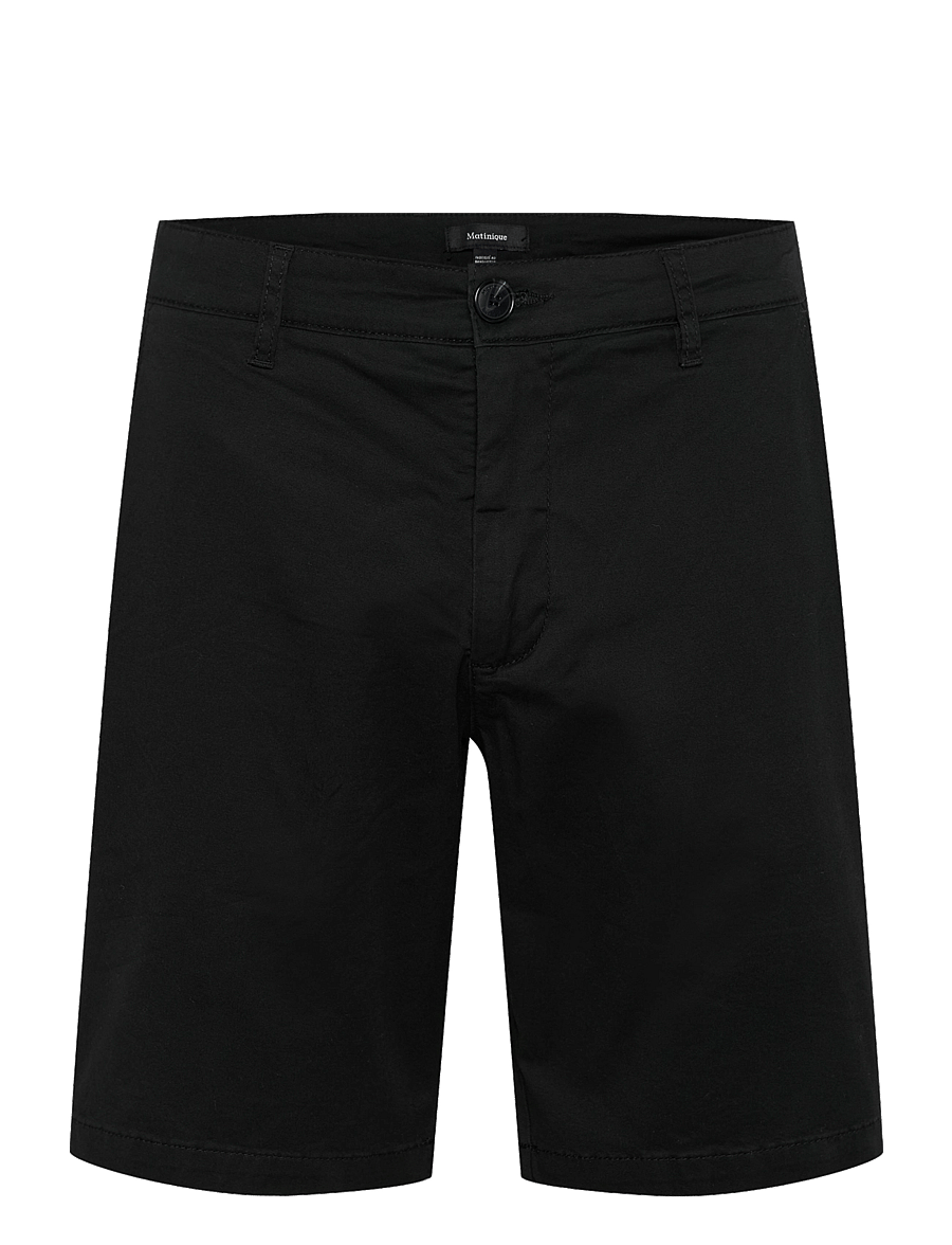 Matinique - MAthomas Short - lühikesed chino-püksid - black - 1