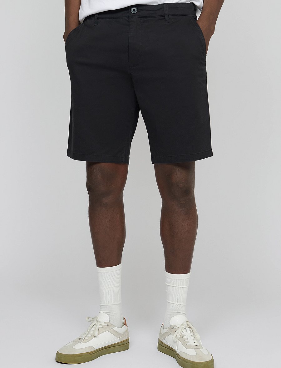 Matinique - MAthomas Short - lühikesed chino-püksid - black - 0
