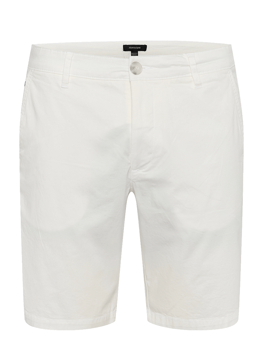 Matinique - MAthomas Short - lühikesed chino-püksid - broken white - 1