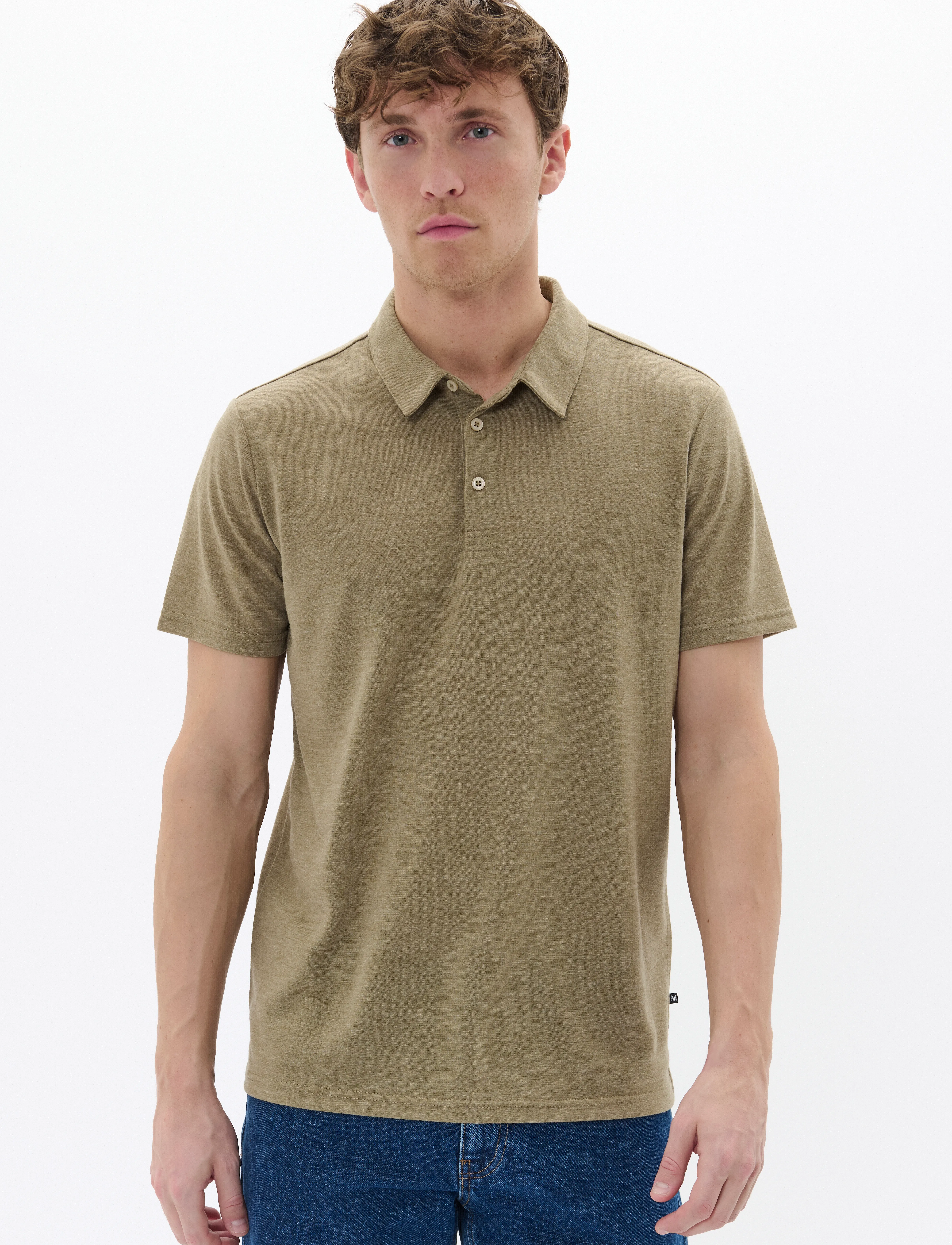 Matinique Masanford Polo, M, Polos, Beige - Short-sleeved, Männerswear