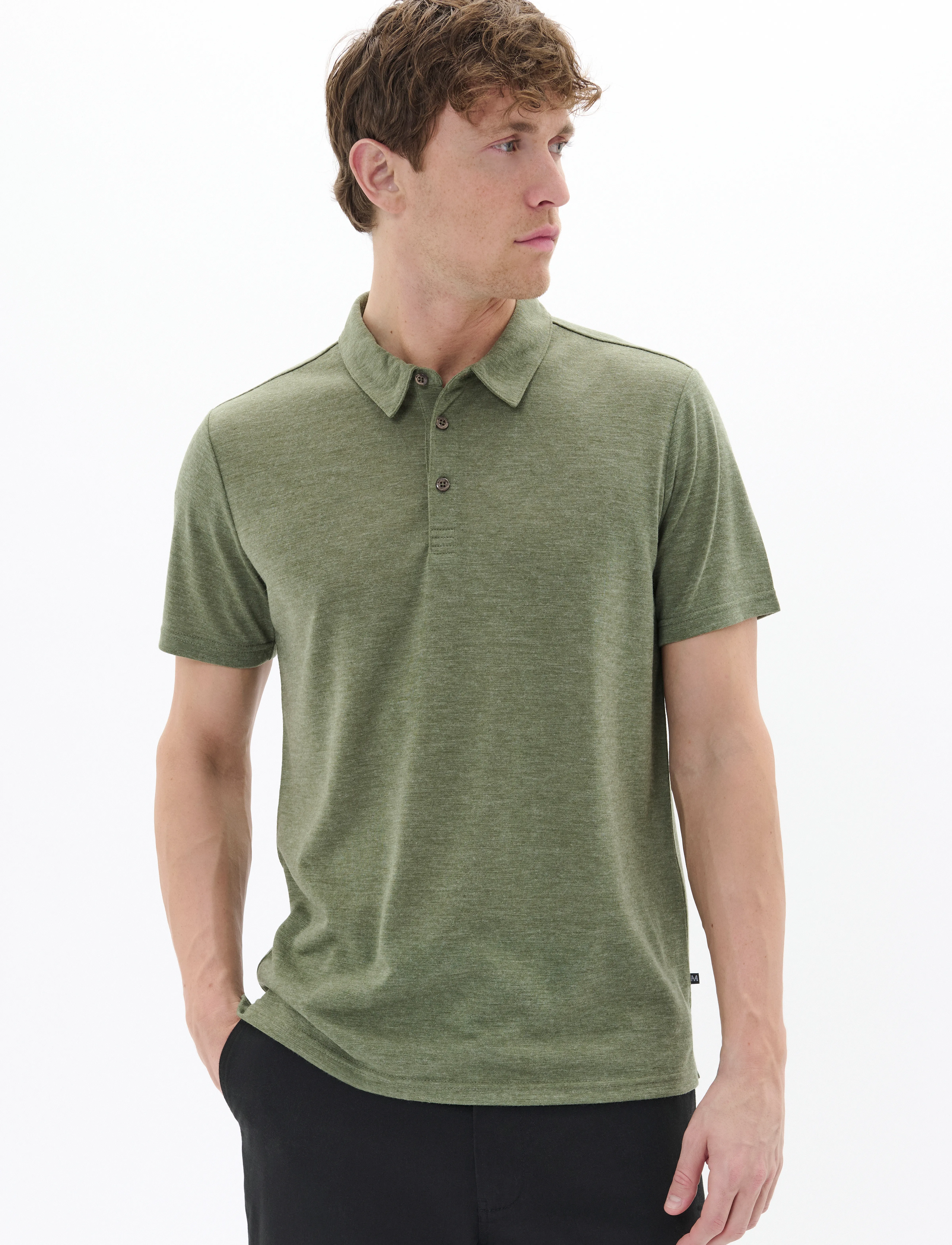 Matinique MAsanford Polo - Poloshirt - LIGHT ARMY / khaki/green