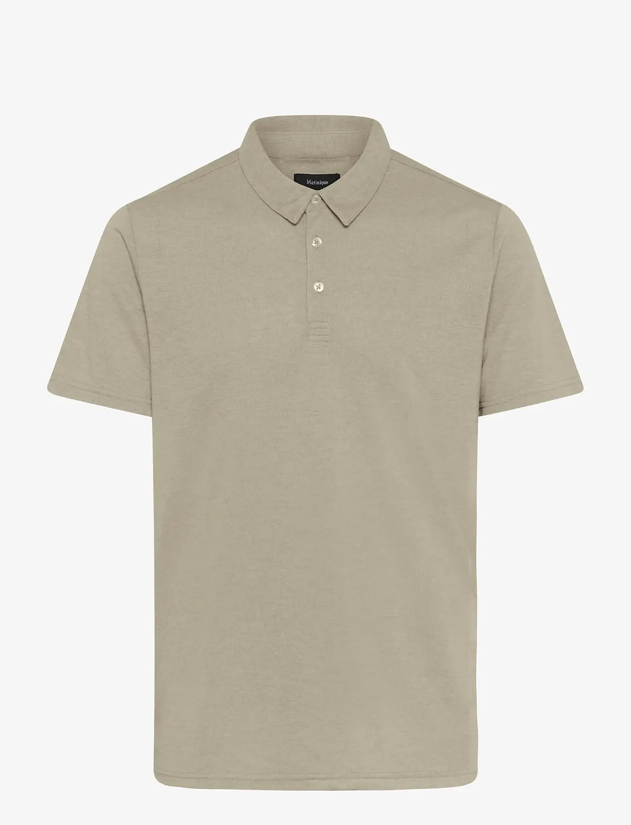 Matinique - MAsanford Polo - kortærmede poloer - plaza taupe - 1