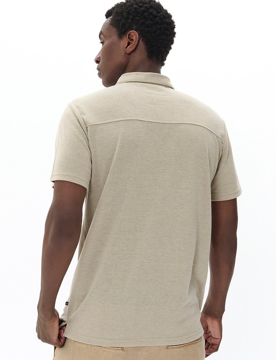 Matinique - MAsanford Polo - kortærmede poloer - plaza taupe - 3