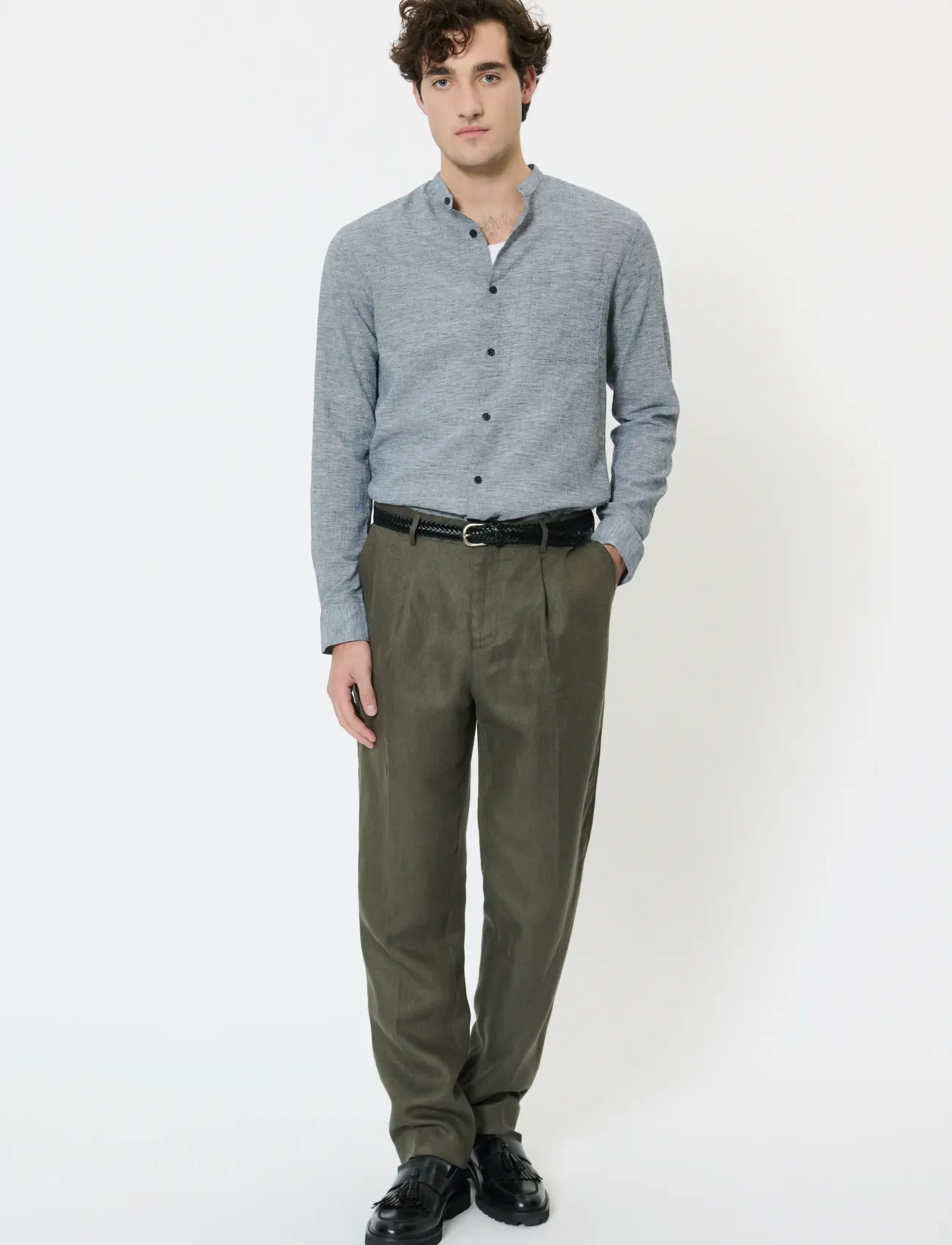 Matinique - MAtrostol China 4 - pellavakauluspaidat - dark navy - 2