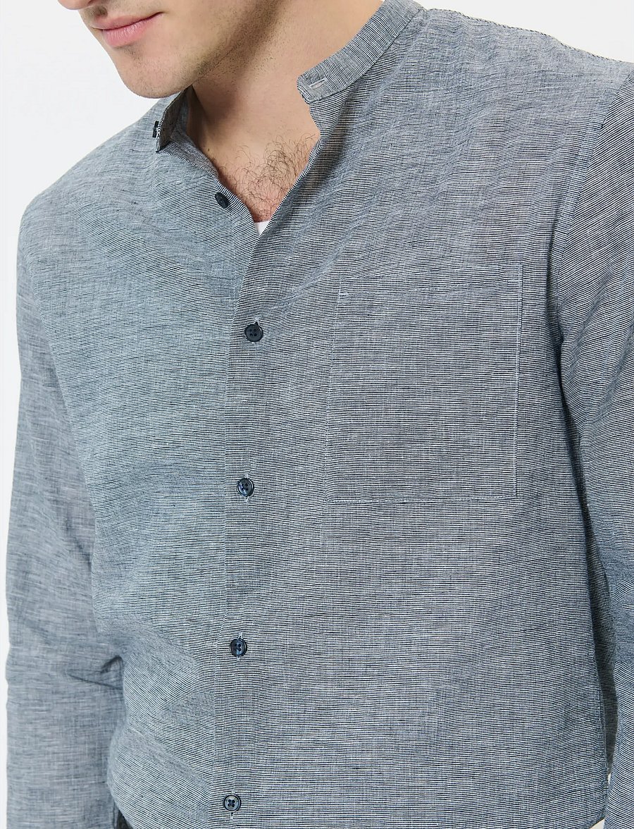 Matinique - MAtrostol China 4 - leinenhemden - dark navy - 4