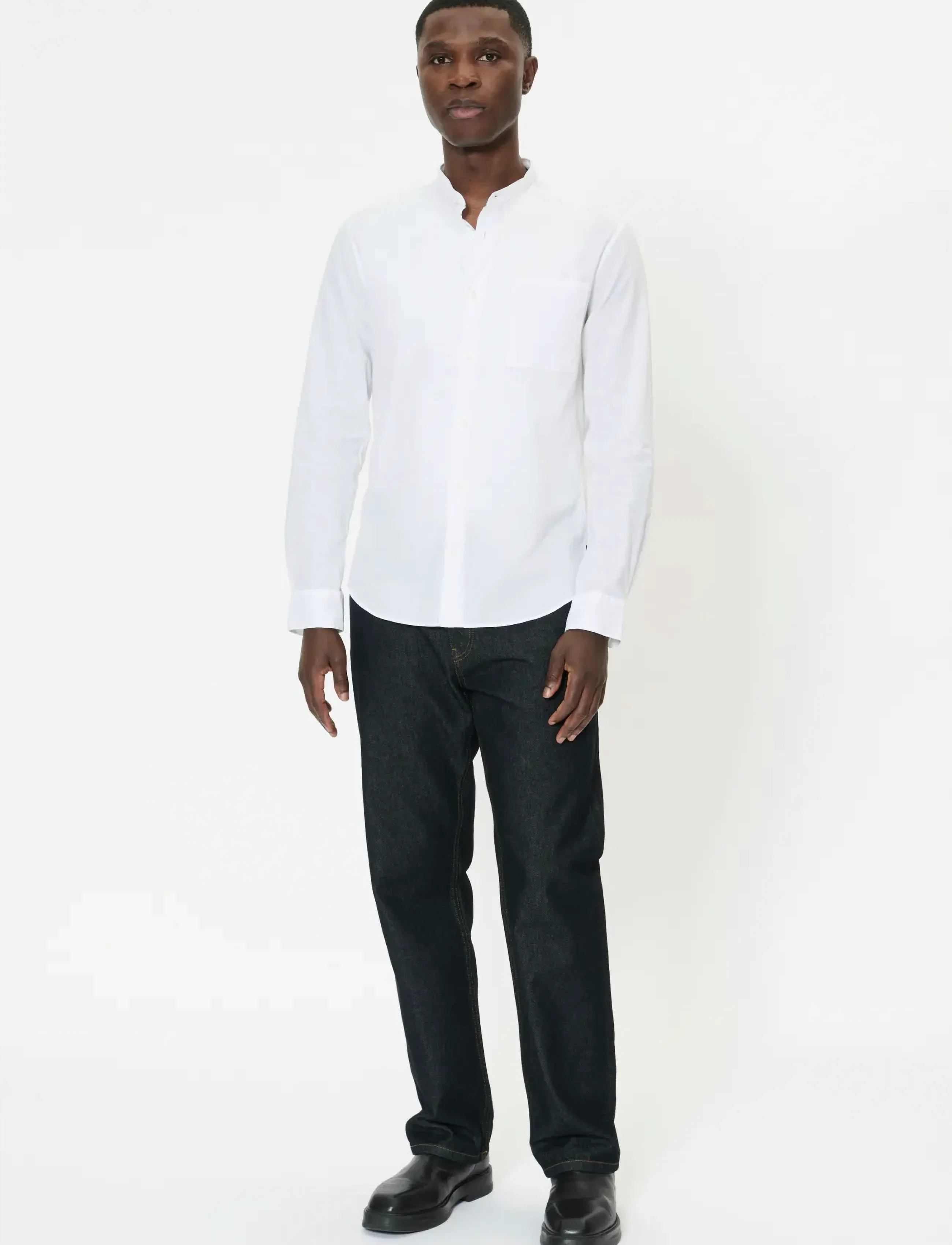 Matinique - MAtrostol China 4 - linen shirts - off white - 2
