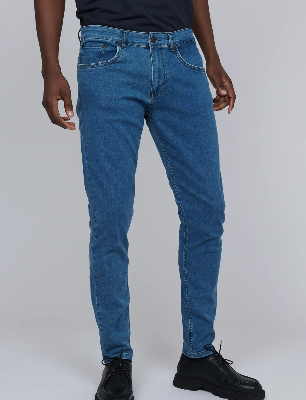 Matinique - MApete Denim - kitsad teksad - light washed denim - 0