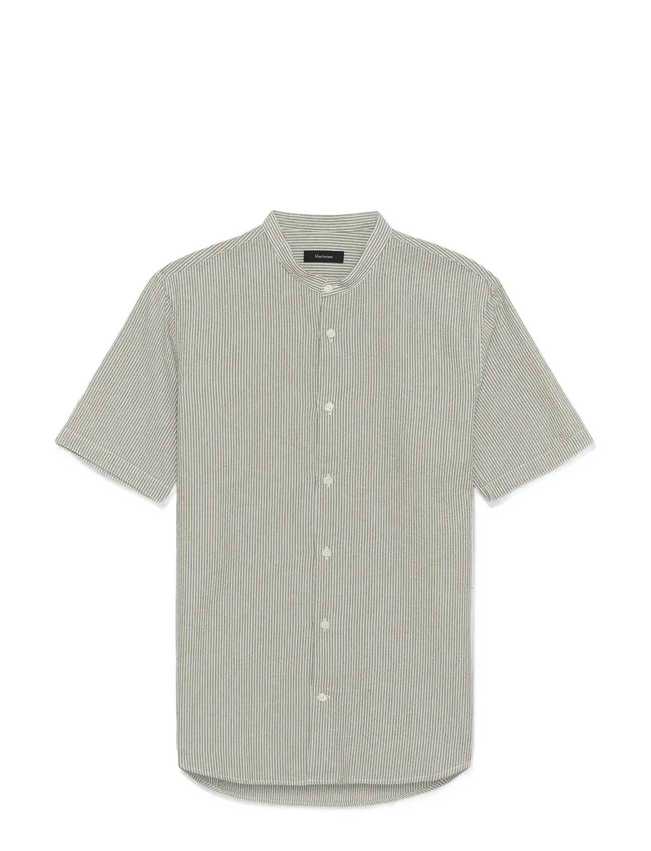 Matinique - MAtrostol China SS - gestreifte hemden - capulet olive - 0