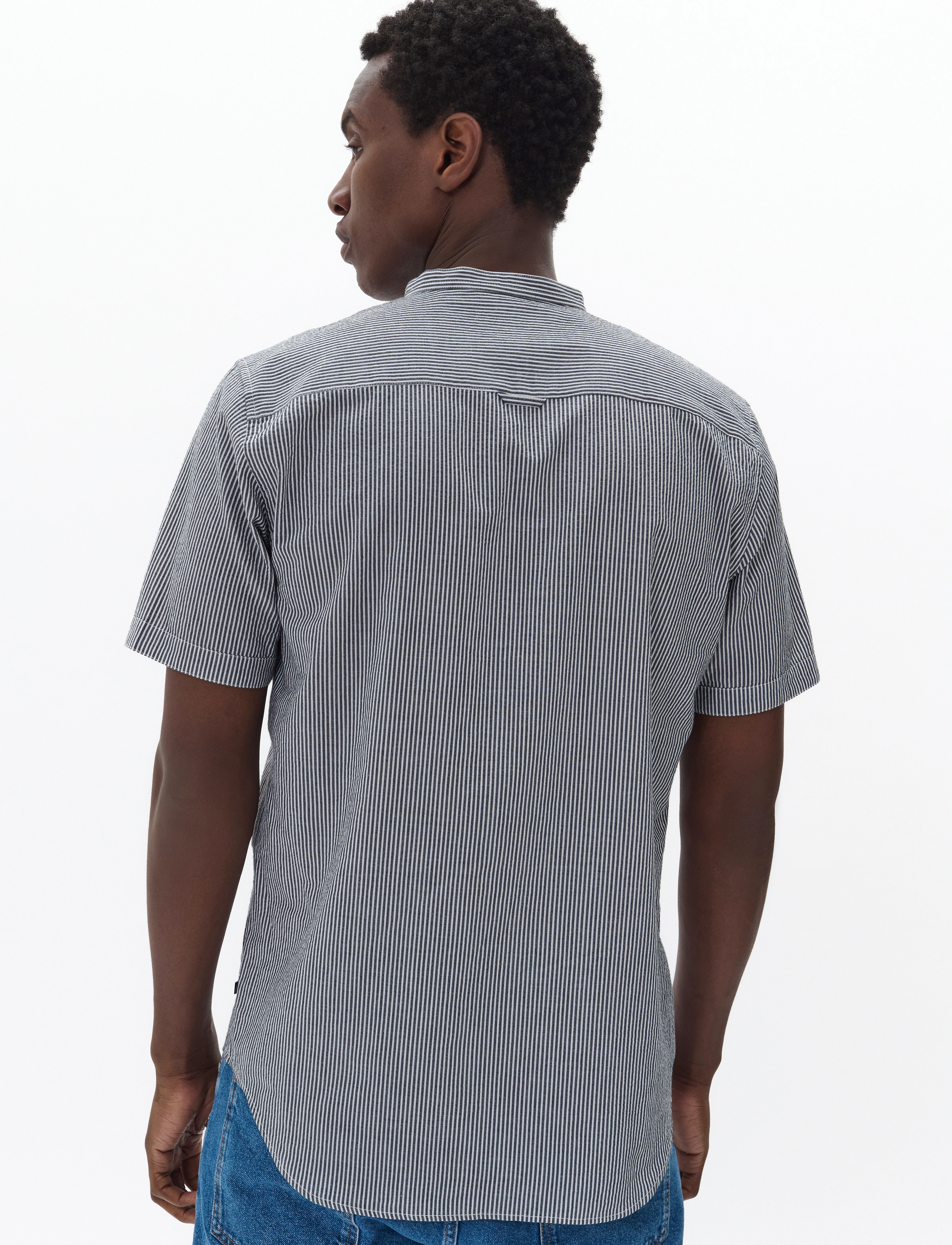 Matinique - MAtrostol China SS - kortærmede skjorter - dark navy - 3