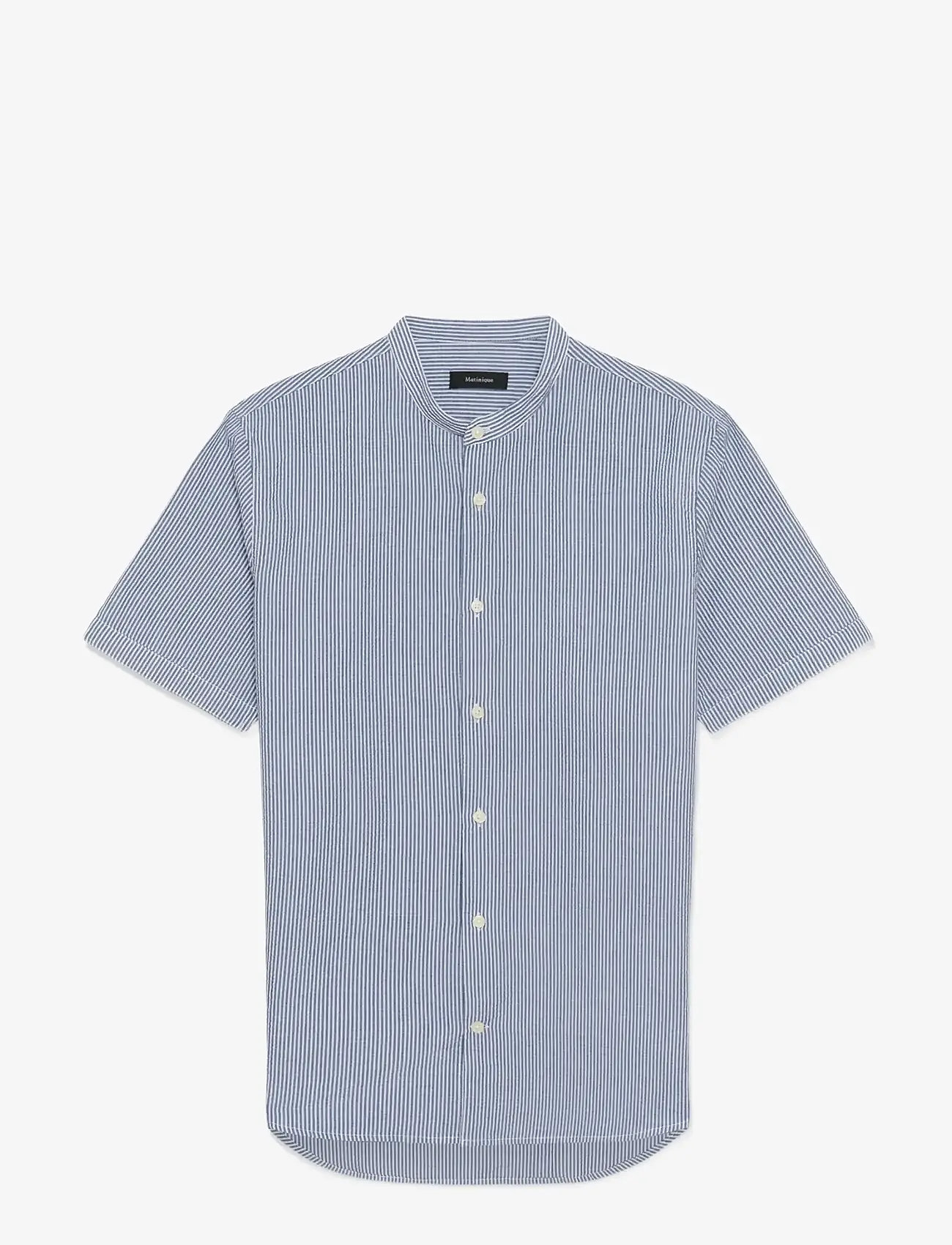 Matinique - MAtrostol China SS - striped shirts - sargasso sea - 0