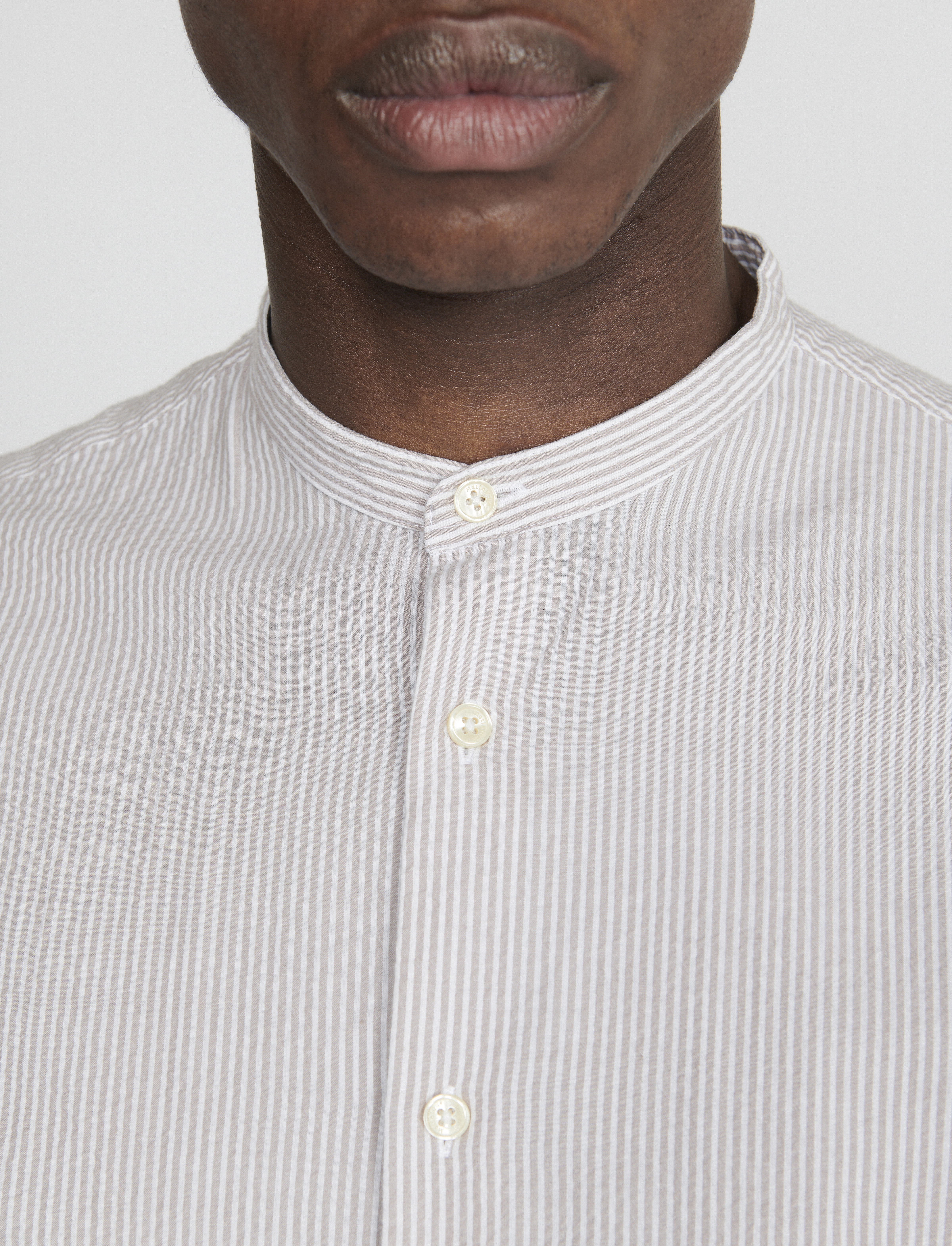 Matinique - MAtrostol China SS - striped shirts - walnut - 5