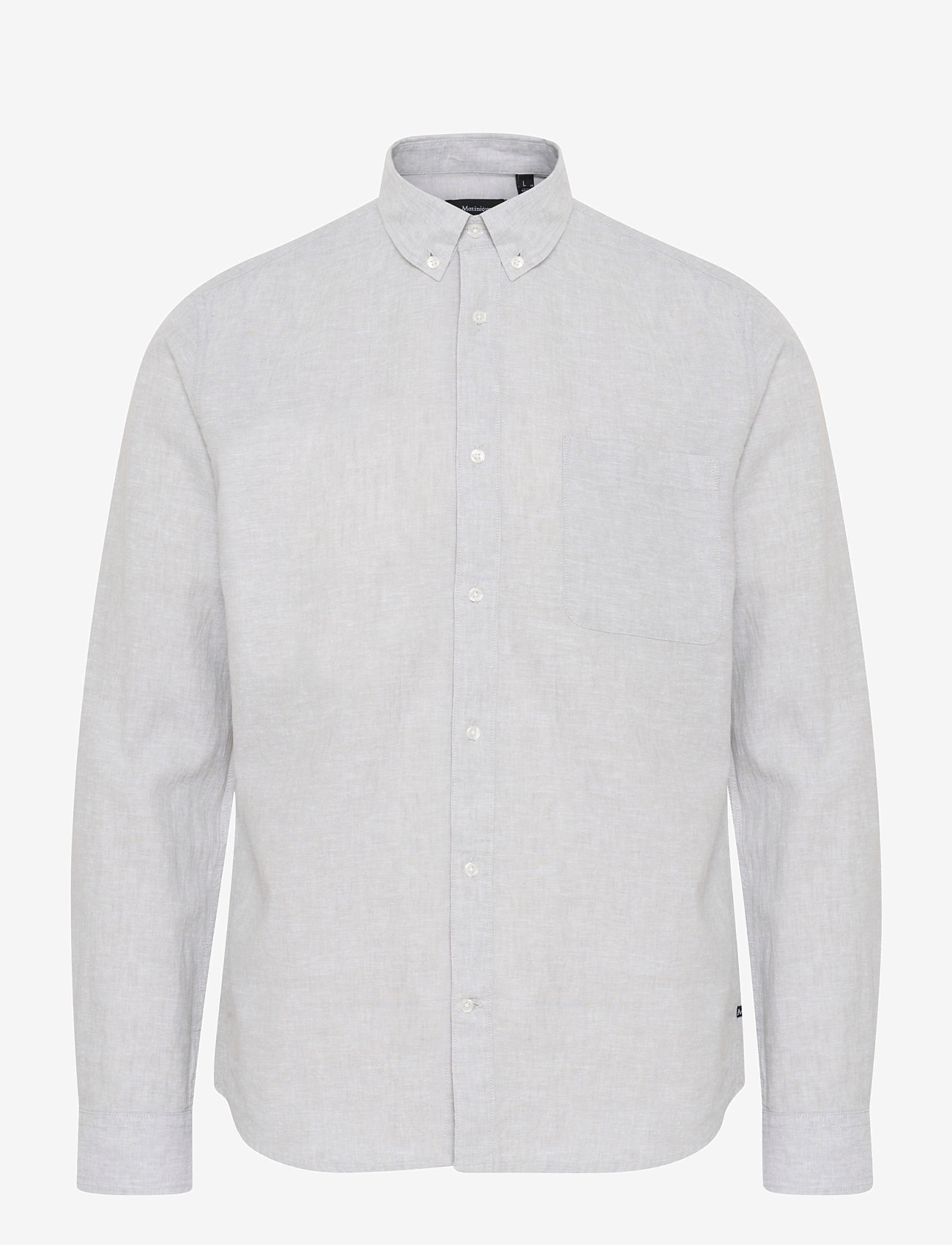 Matinique - MAtrostol BD - hørskjorter - ghost gray - 1