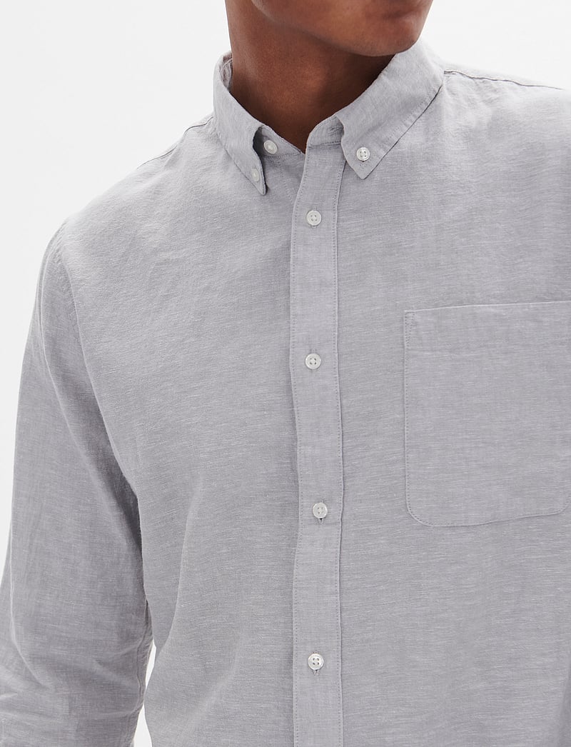 Matinique - MAtrostol BD - hørskjorter - ghost gray - 3