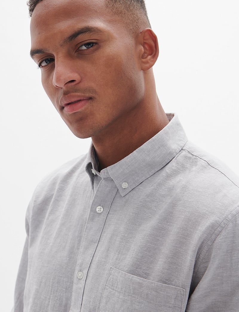 Matinique - MAtrostol BD - hørskjorter - ghost gray - 4