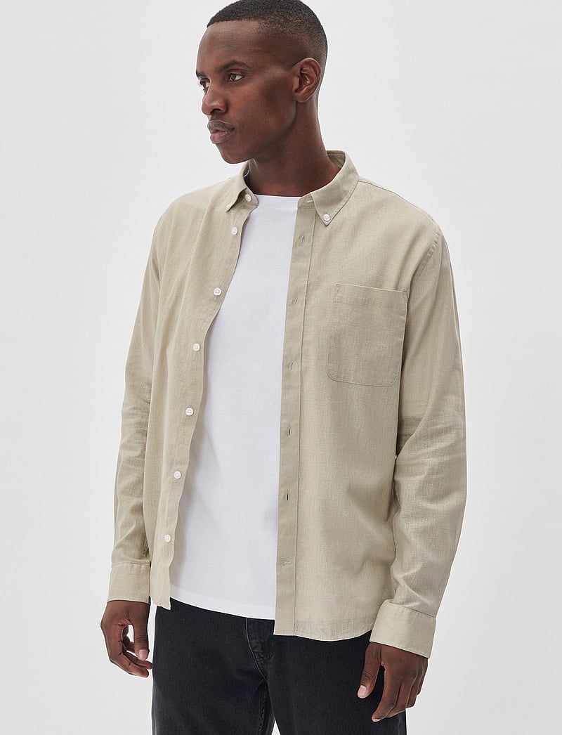 Matinique - MAtrostol BD - leinenhemden - plaza taupe - 0