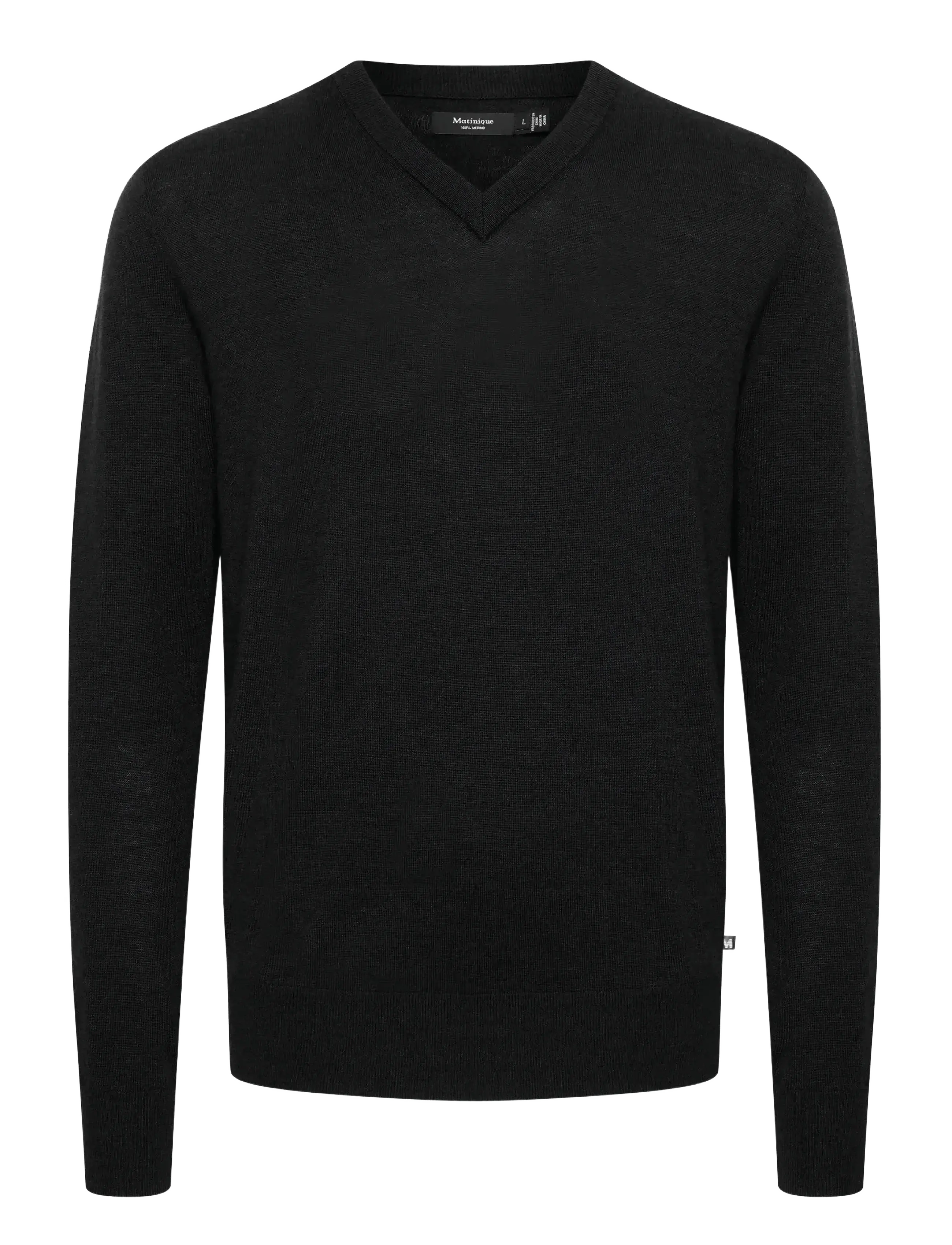 Matinique MAviggo - V-hals - BLACK / black