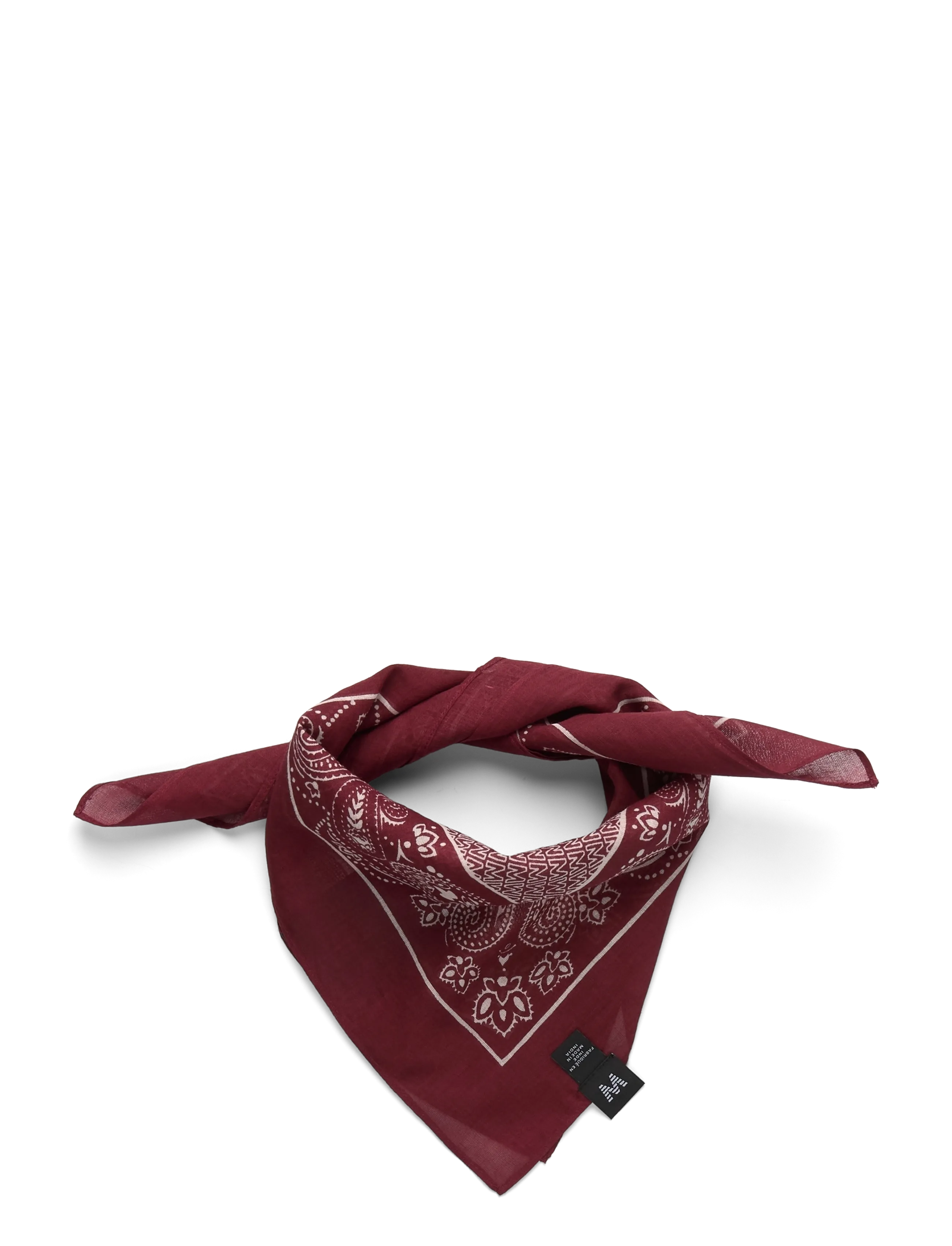 Matinique Mabandana, Mænd, Mønstret Bandana, Bordeaux, Str: ONE SIZE