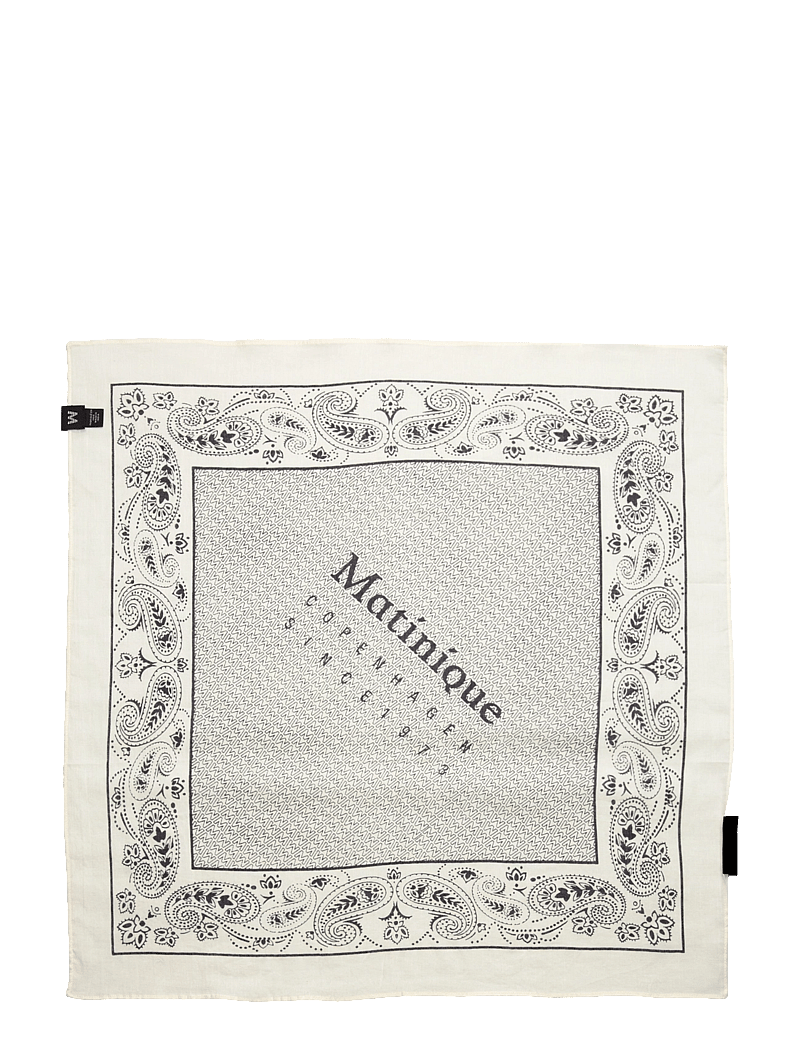 Matinique - MAbandana - sjalar - off white - 1