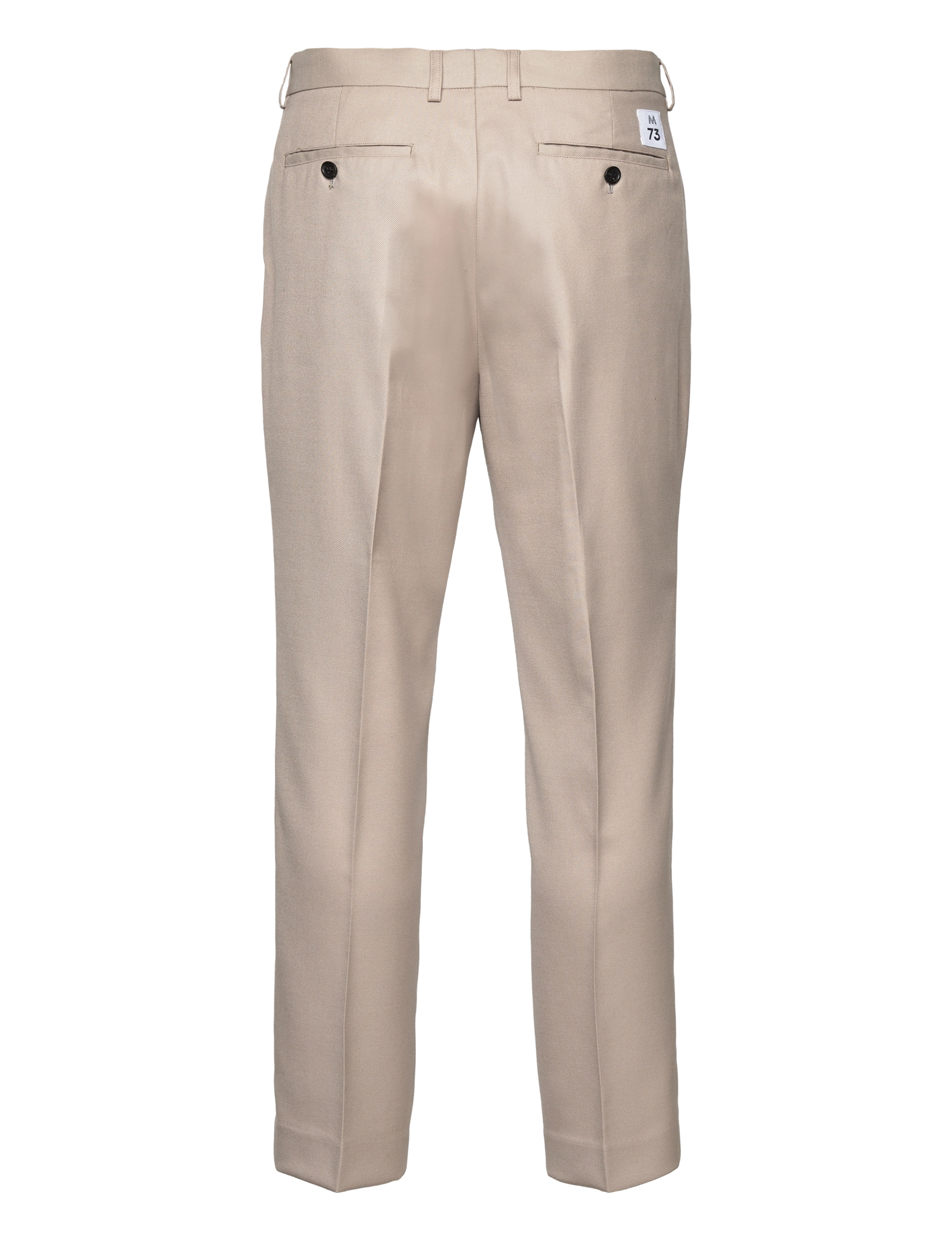 Matinique - MAweller Pleat Pant 73 - crockery - 1