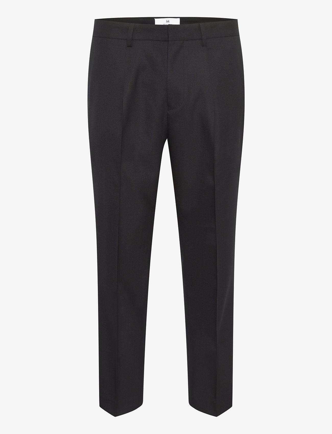 Matinique - MAweller Pleat Pant 73 - casual bukser - black - 0