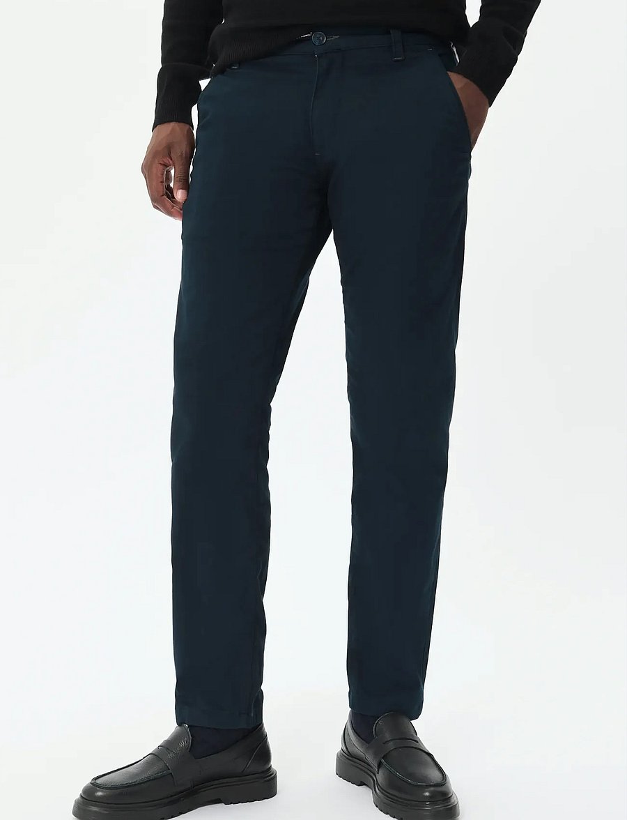 Matinique - MAparker Pant - casual byxor - dark navy - 0