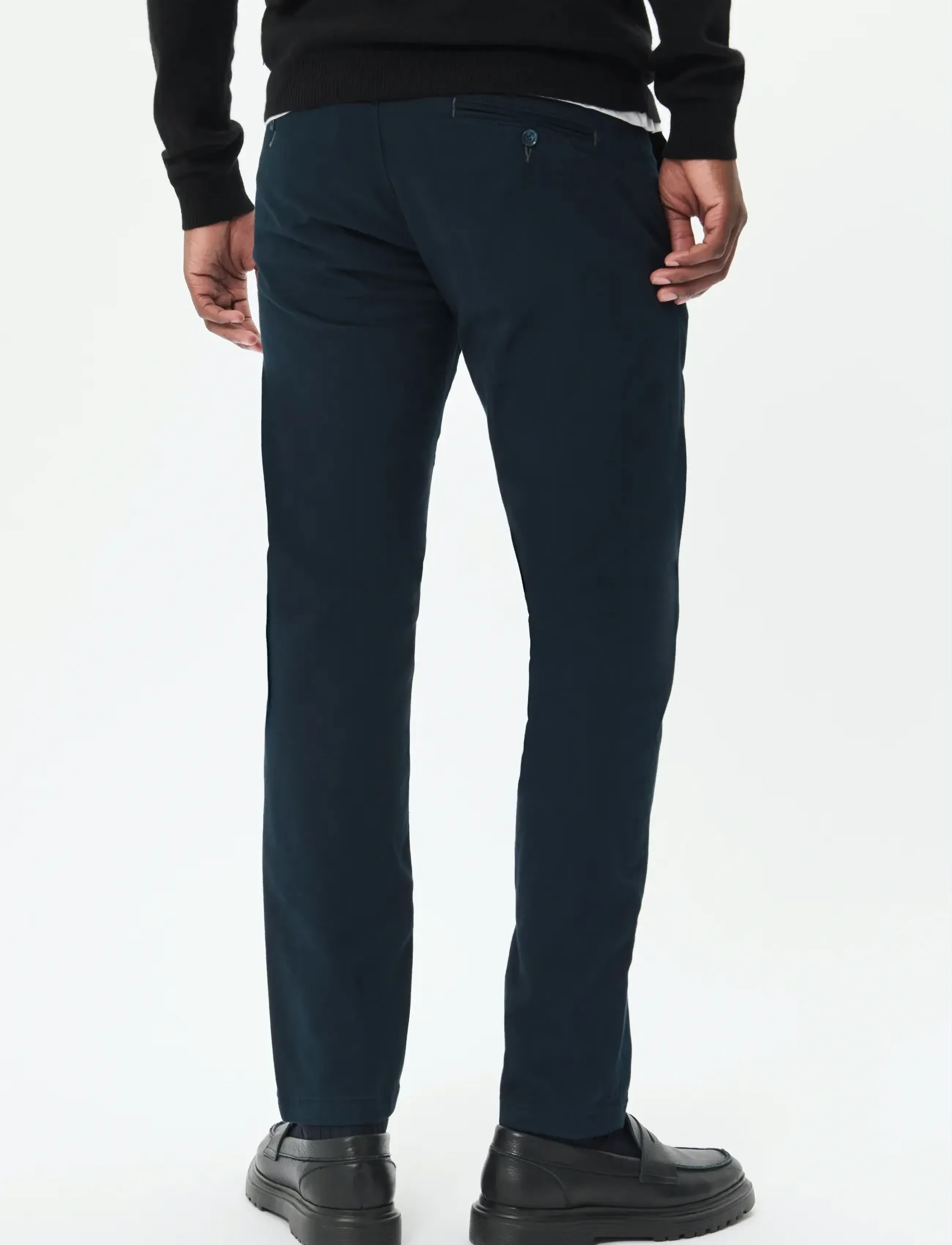 Matinique - MAparker Pant - casual byxor - dark navy - 4