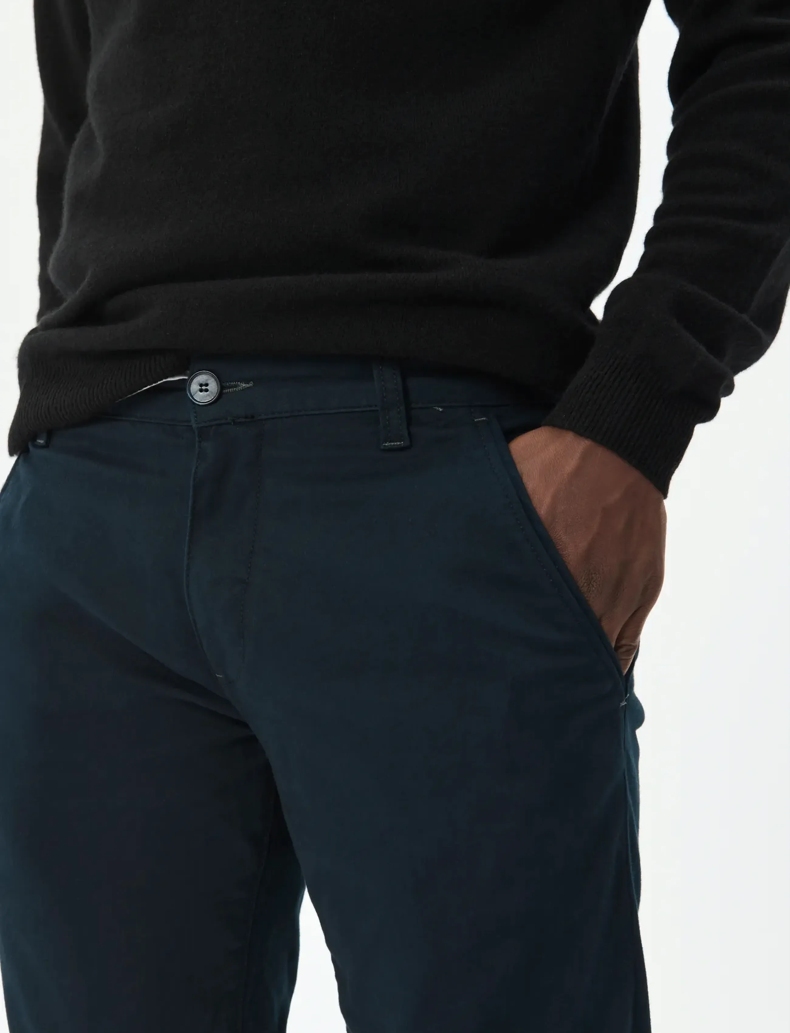 Matinique - MAparker Pant - casual byxor - dark navy - 5