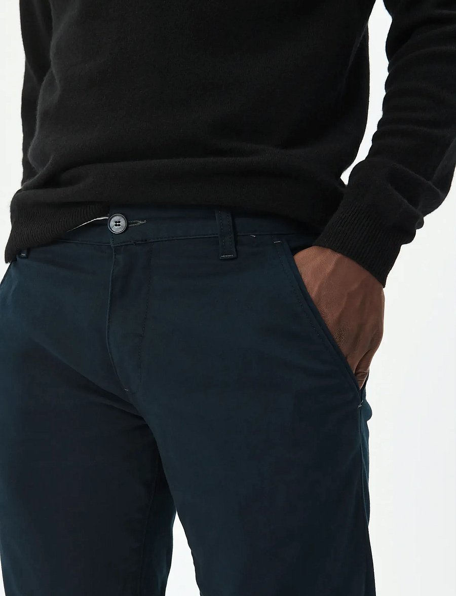 Matinique - MAparker Pant - casual byxor - dark navy - 5