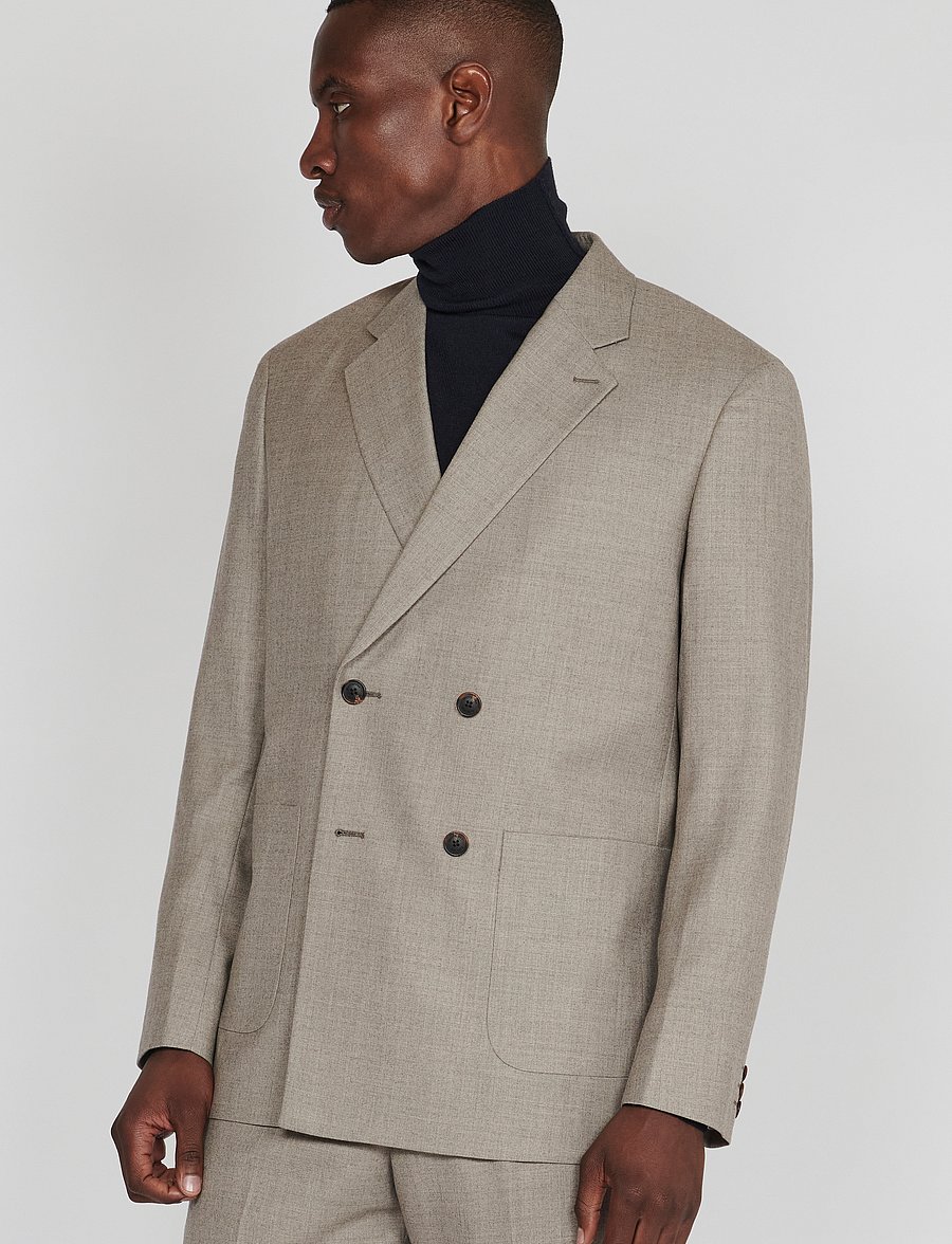 Matinique - MAwalker Double - double breasted blazers - crockery - 0