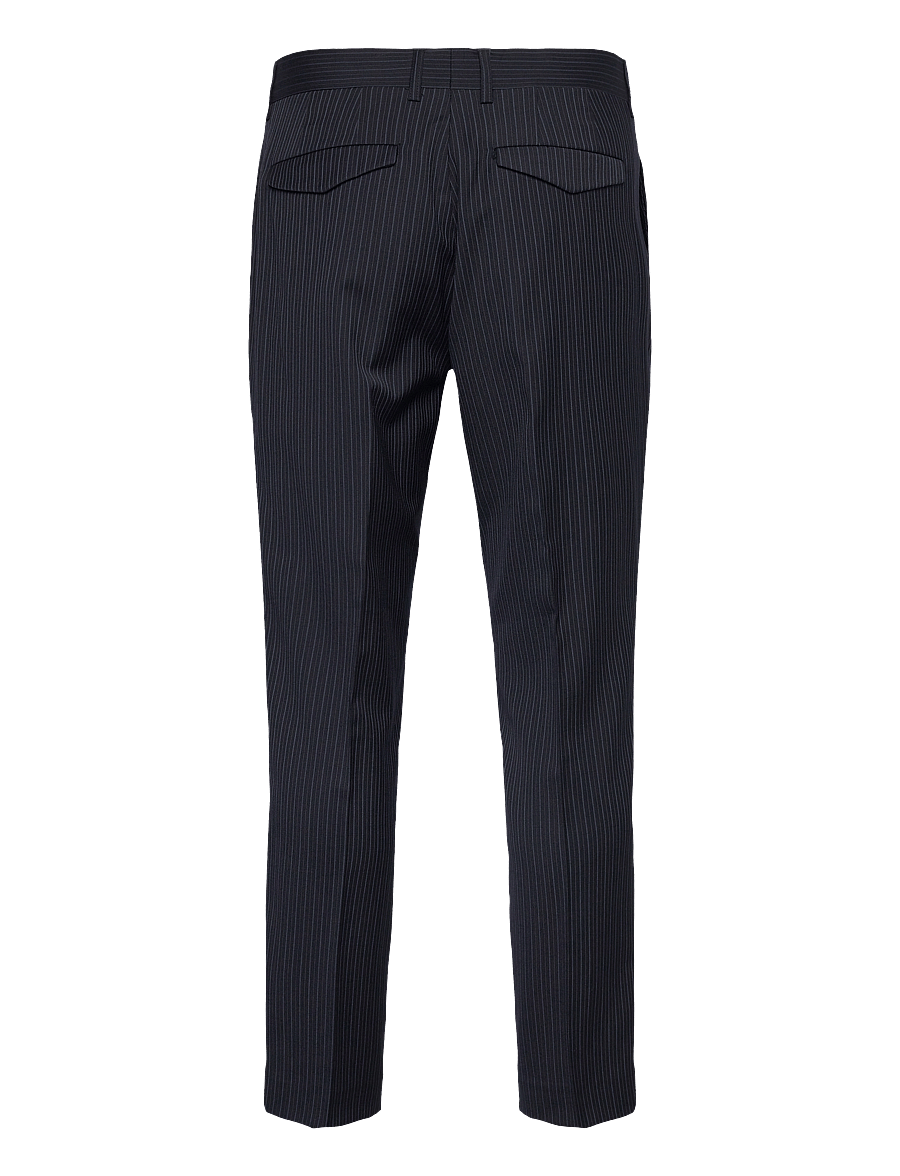 Matinique - MAweller Pleat Pant - Ülikonnapüksid - dark navy - 2