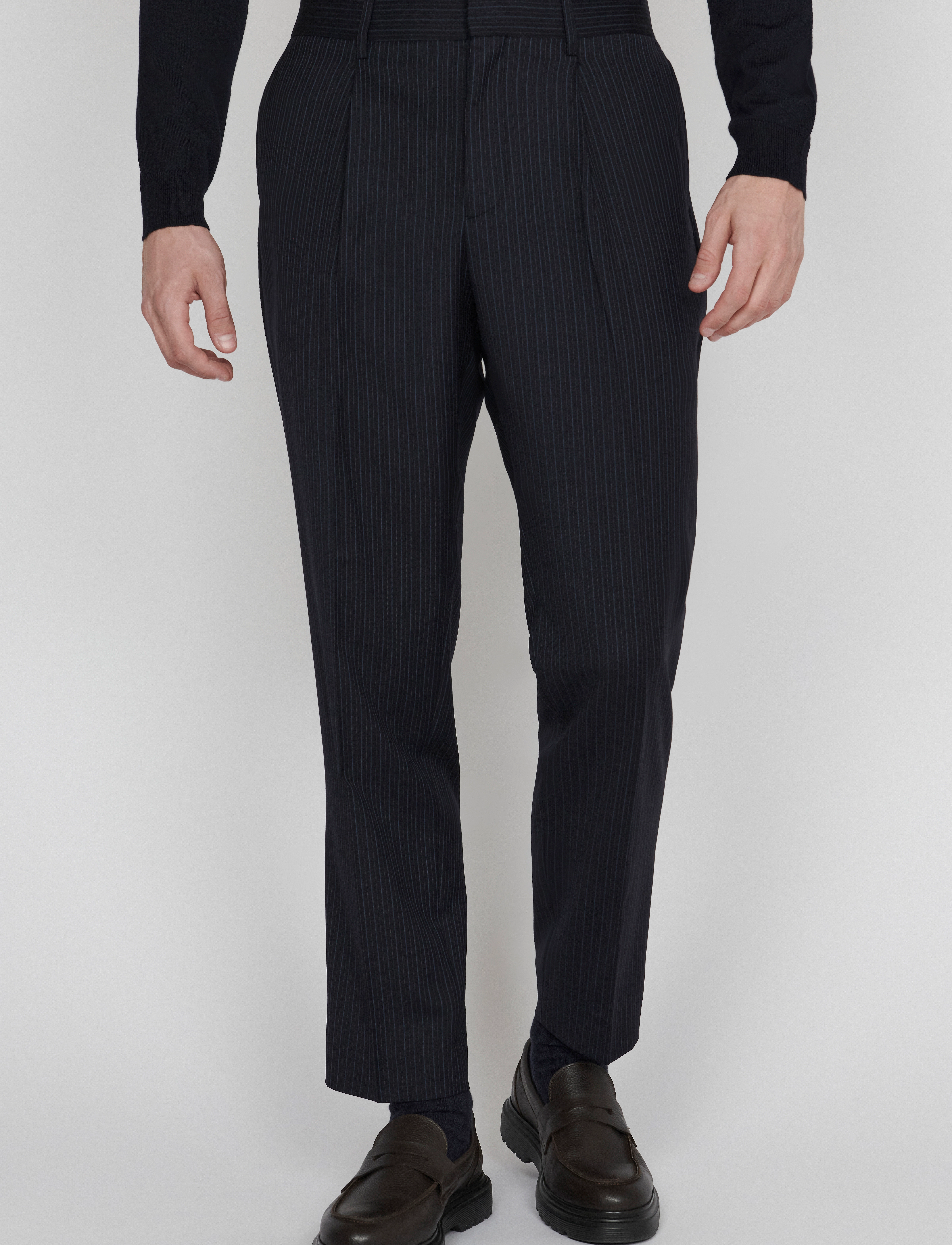 Matinique Maweller Pleat Pant, 62 x 87, Trousers, Marineblau - Formal, Männerswear