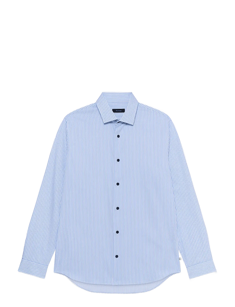 Matinique - MAtrostol BN - randiga skjortor - chambray blue - 1